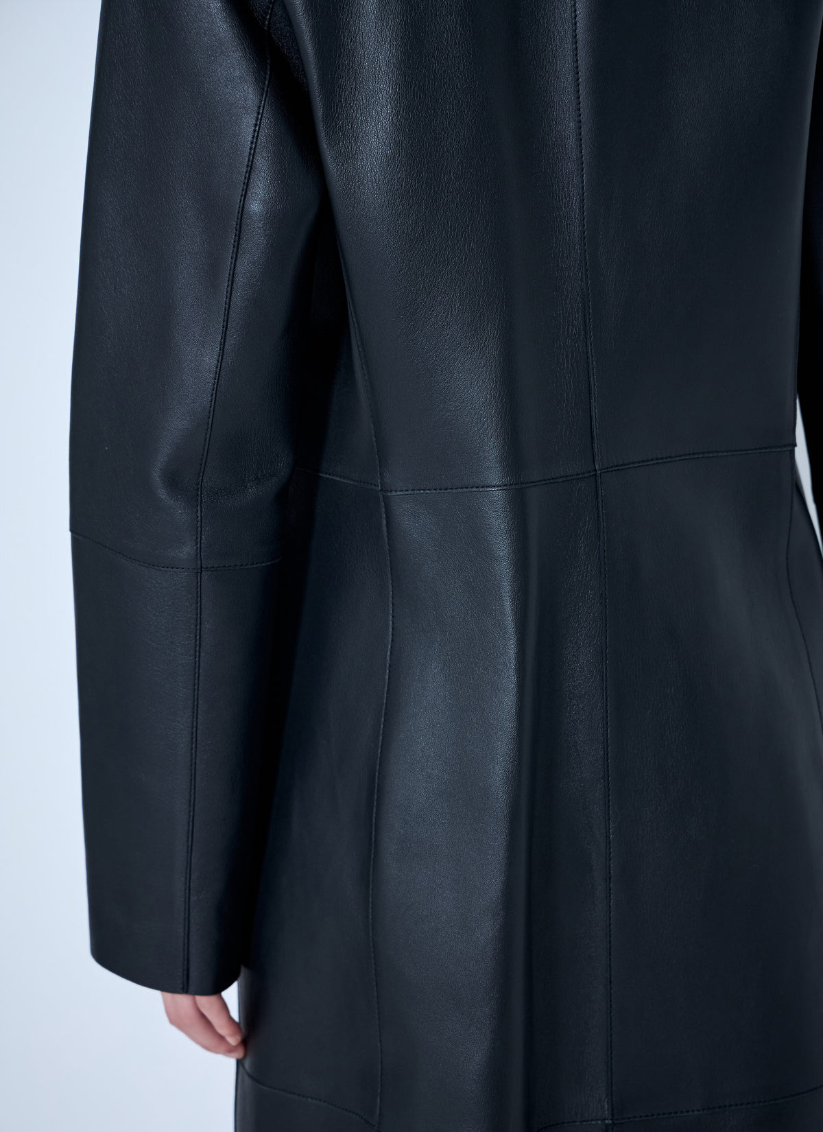 Toteme Women Slim Leather Coat TOTEME