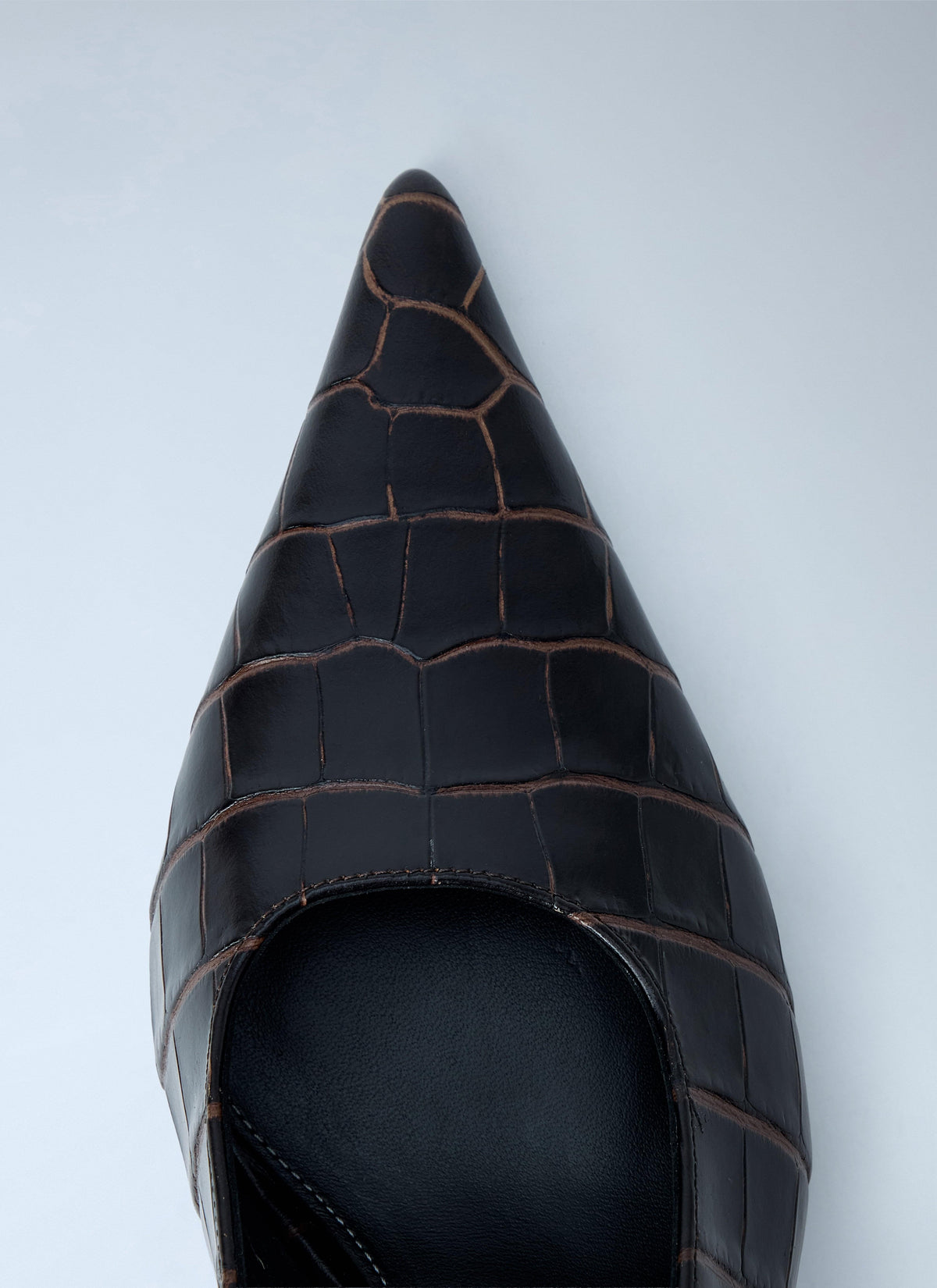 Toteme Women Classic Croco-Embossed Slingbacks TOTEME