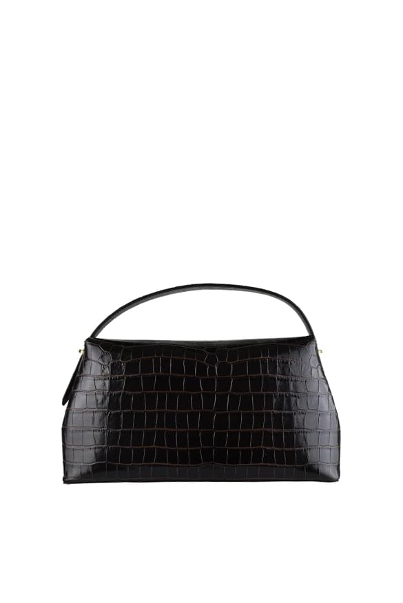 Toteme Women T-Lock Croco-Embossed Top Handle Bag TOTEME