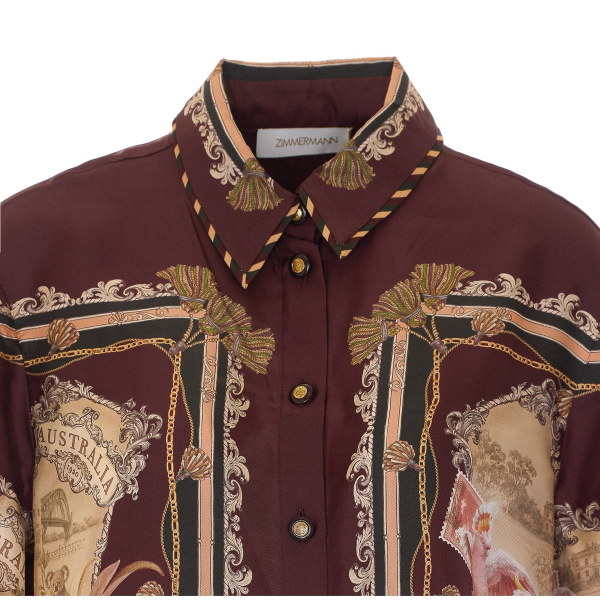 Zimmermann Women Valiant Twill Shirt ZIMMERMANN