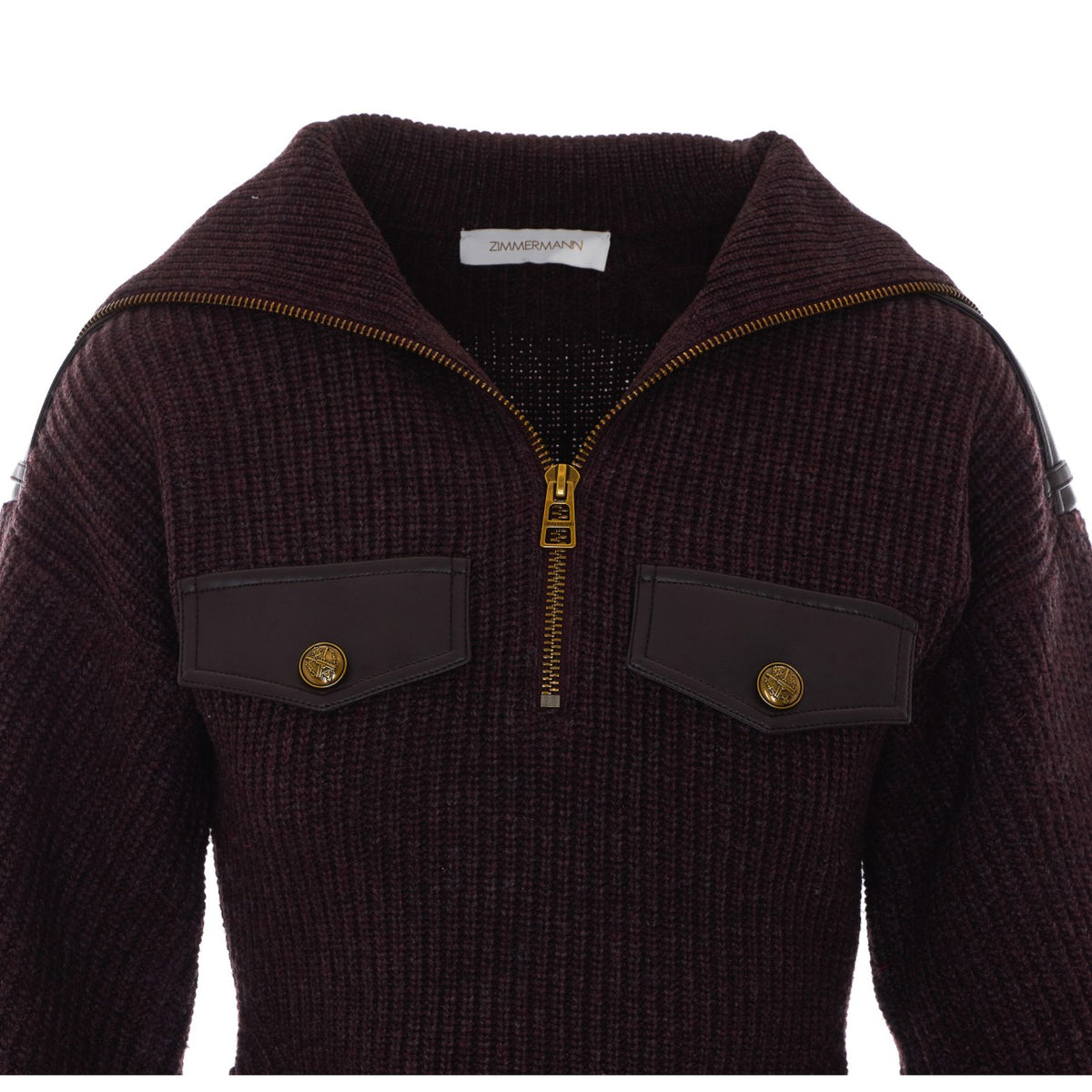 Zimmermann Women Valiant Utility Knitted Sweater ZIMMERMANN