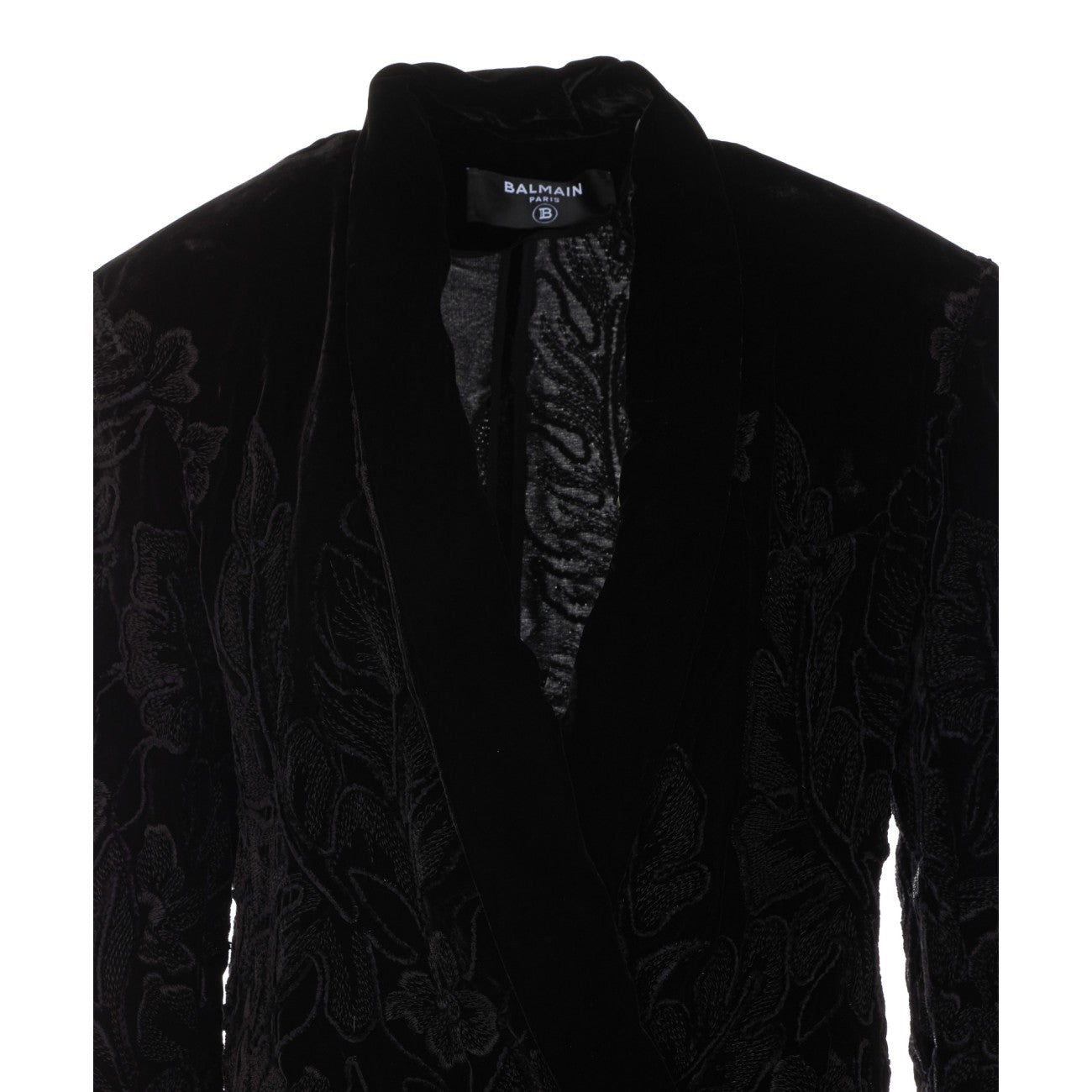Balmain Women Velvet Embroidered Jacket BALMAIN