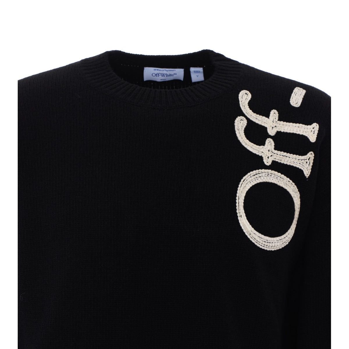 Off White Men Vertical Bookish Sweater OFF-WHITE