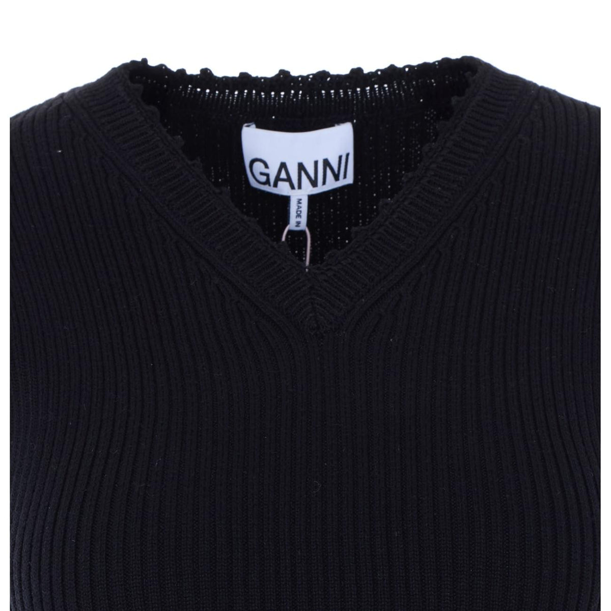 Ganni Women Vest In Cotton Crochet GANNI
