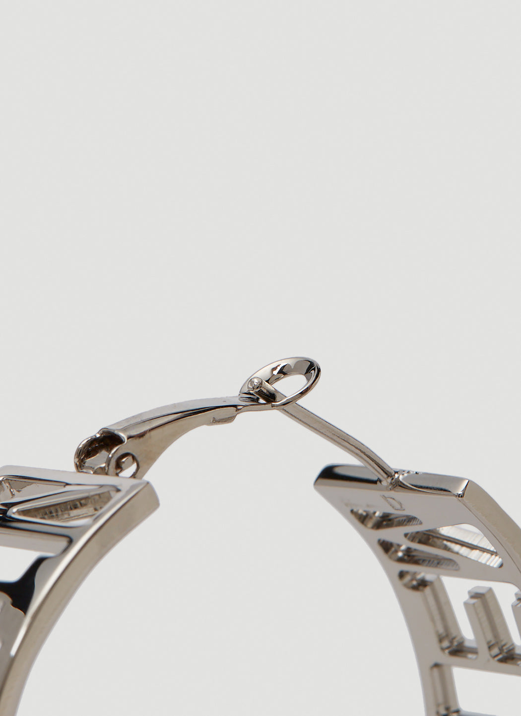 Vetements Women Logo Hoop Earrings VETEMENTS