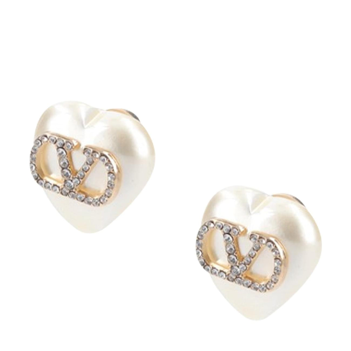 Valentino Garavani Women Valentino Garavani Women Vlogo Signature Pearl Earrings VALENTINO GARAVANI