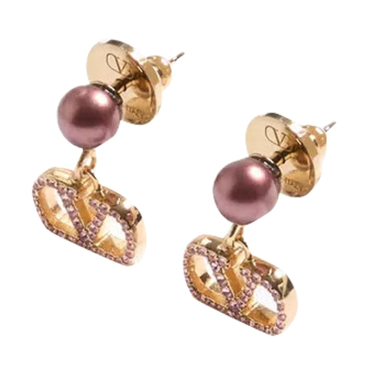 Valentino Garavani Women Vlogo Signature Pearls Earrings VALENTINO GARAVANI