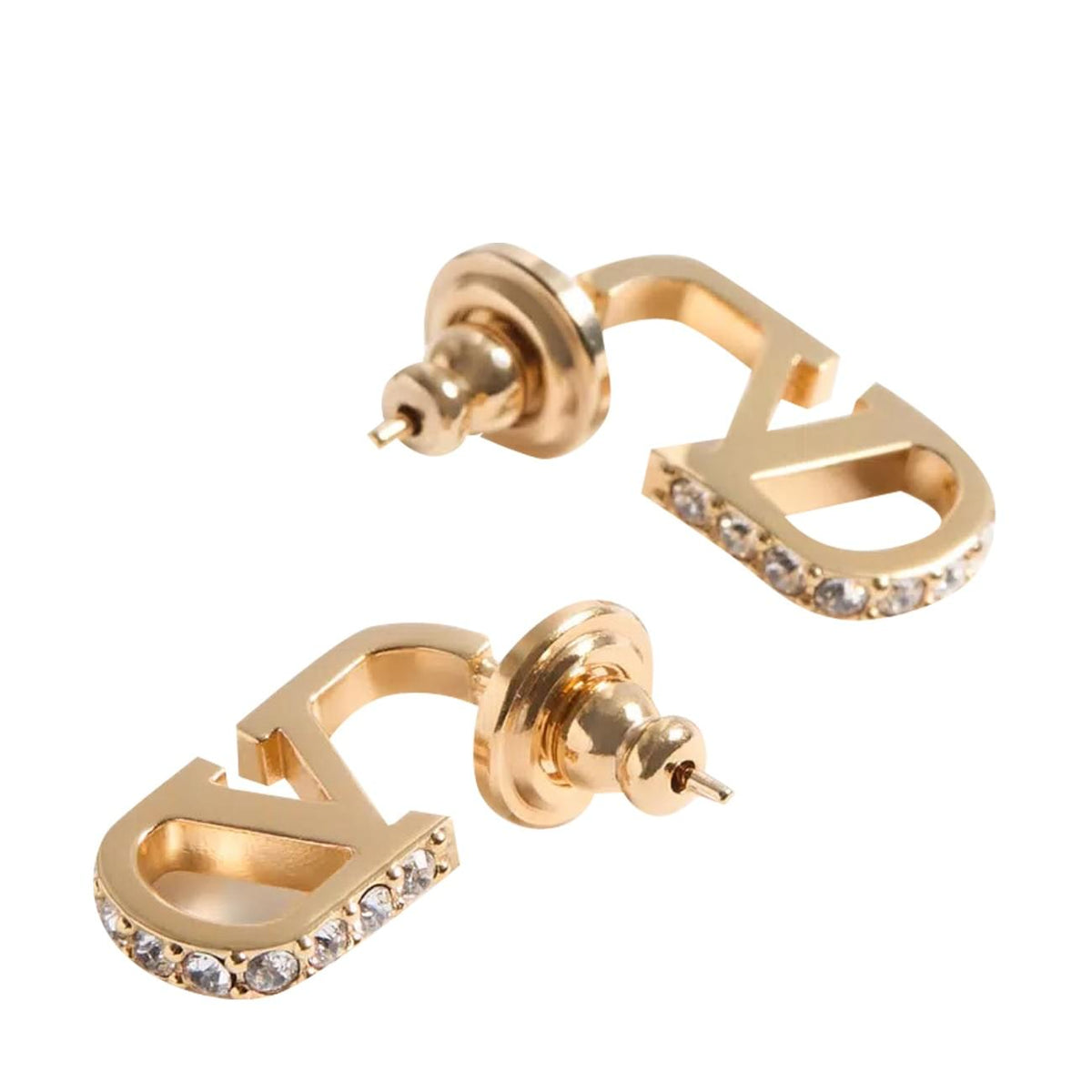 Valentino Garavani Women Vlogo Signature Strass Earrings VALENTINO GARAVANI