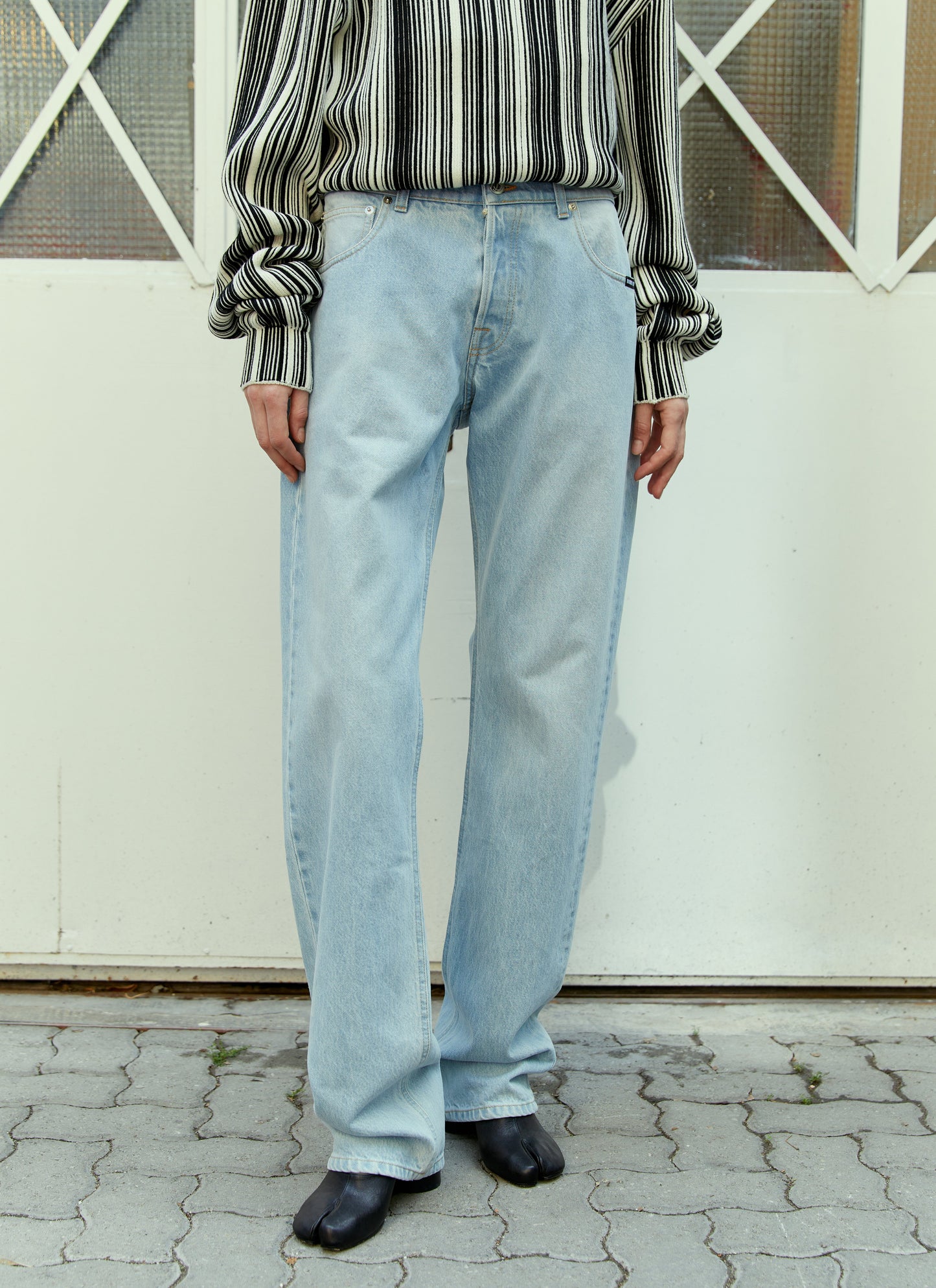 Vtmnts Women Double Waist Denim Jeans VTMNTS