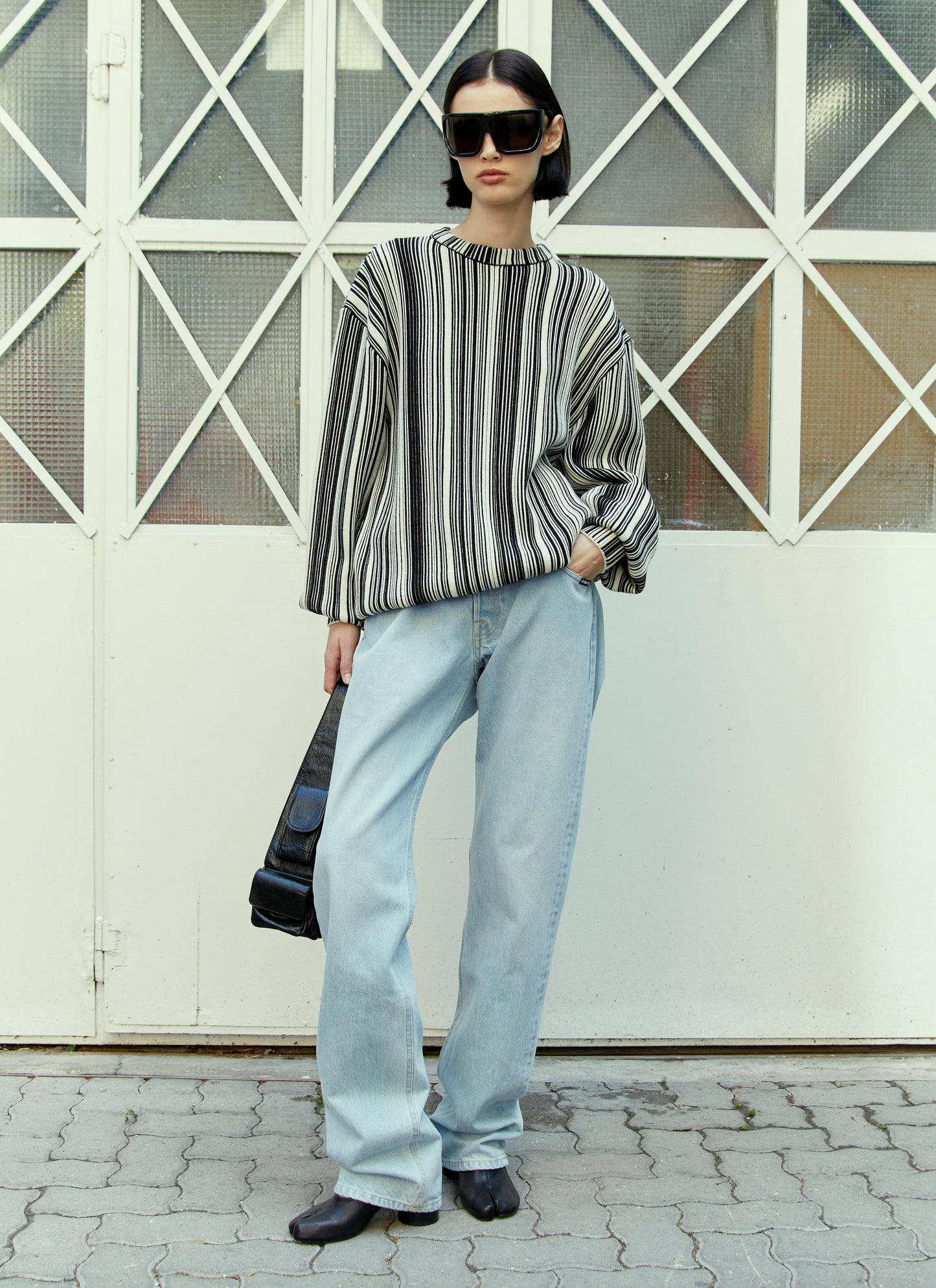 Vtmnts Women Glitched Knitted Sweater VTMNTS