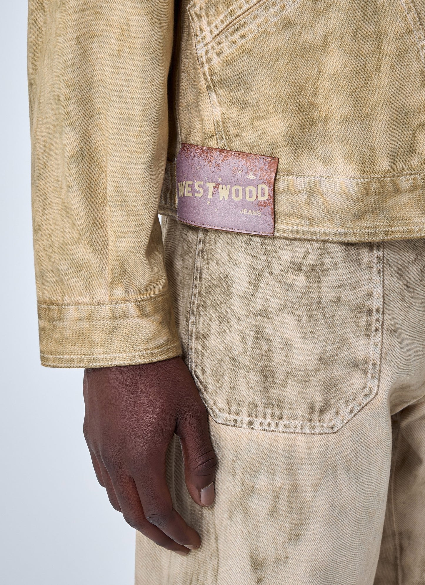 Vivienne Westwood Men Denim Zip Jacket VIVIENNE WESTWOOD