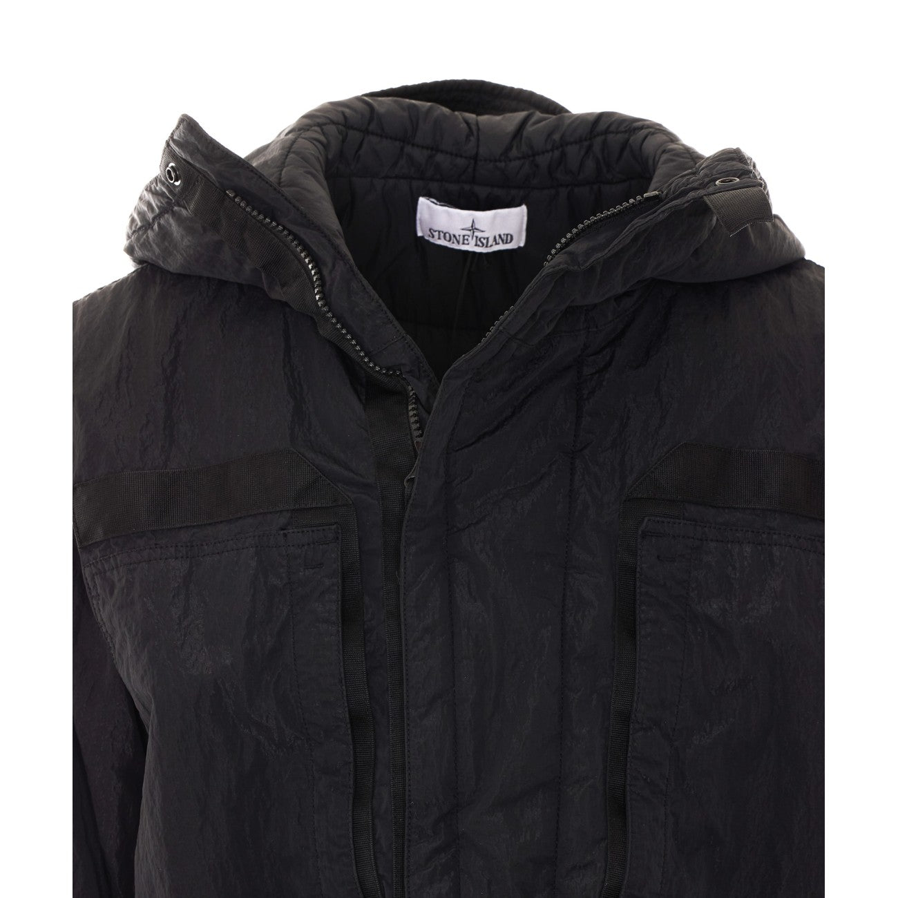 Stone Island Men Warp Rib Nylon-Tb Logo Parka STONE ISLAND