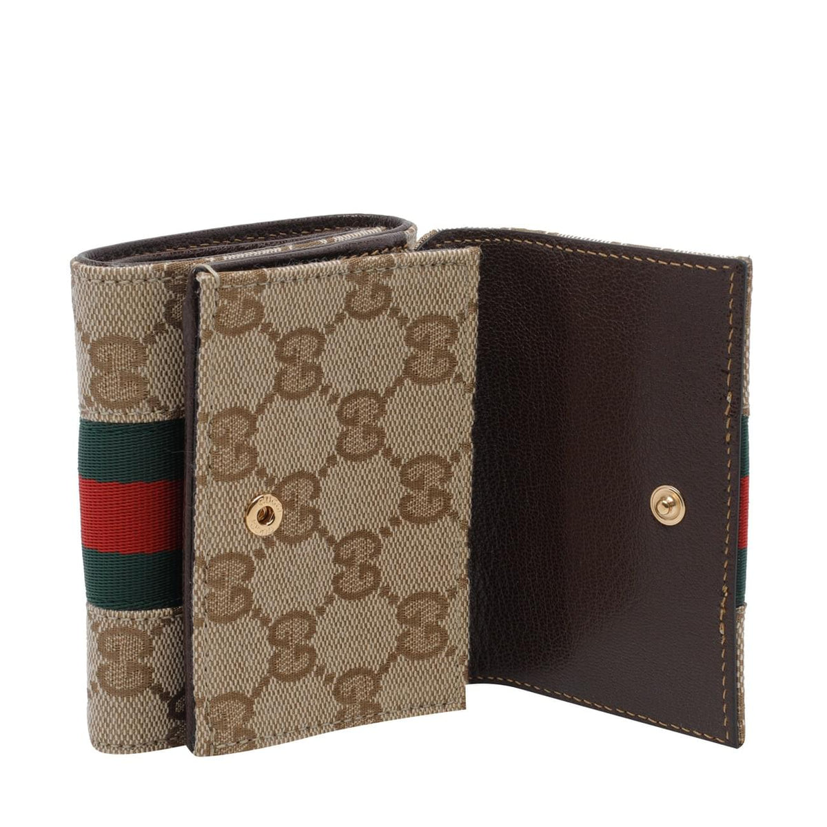 Gucci Women Web Bi-Fold Wallet GUCCI