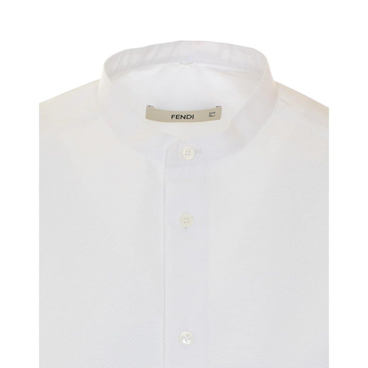 Fendi Women White Poplin Shirt FENDI