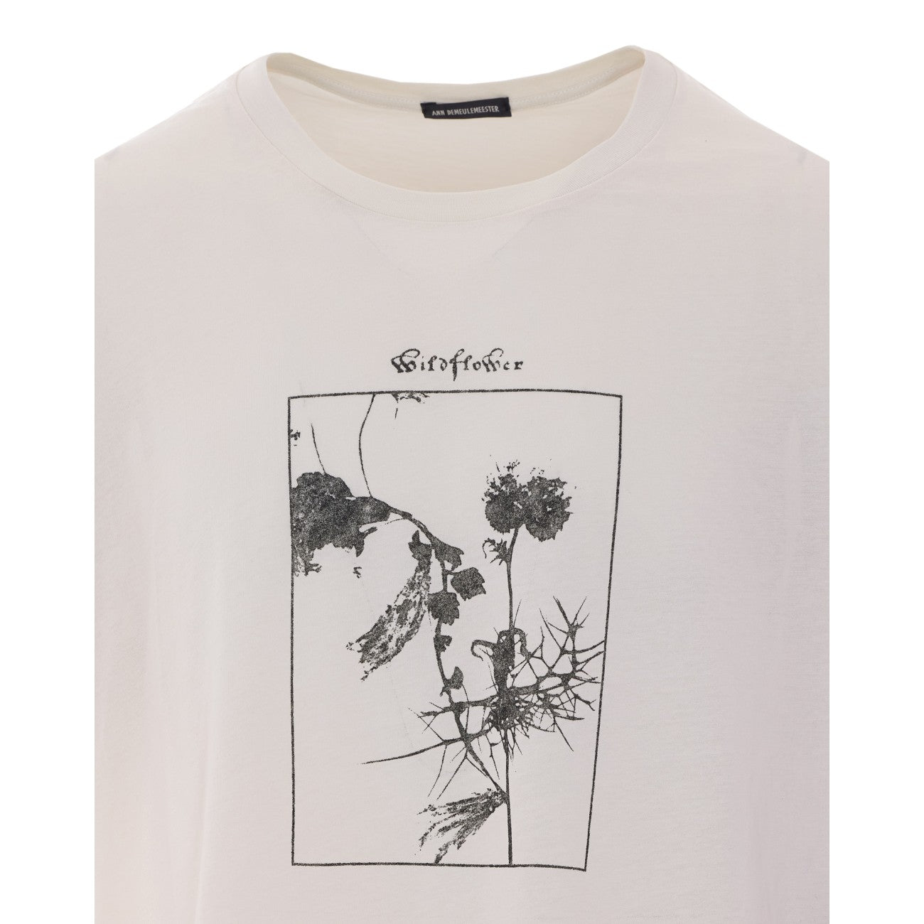Ann Demeulemeester Men Wildflower Print Boxy Fit T-Shirt ANN DEMEULEMEESTER