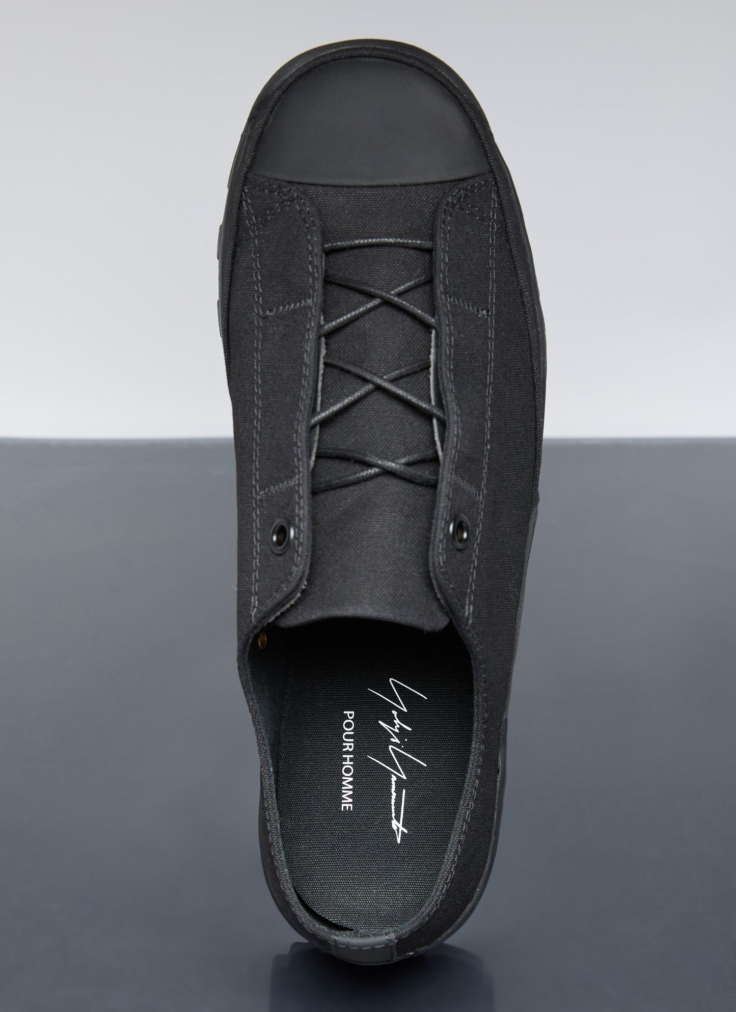 Yohji Yamamoto Men Fly Front Low Top Sneakers YOHJI YAMAMOTO