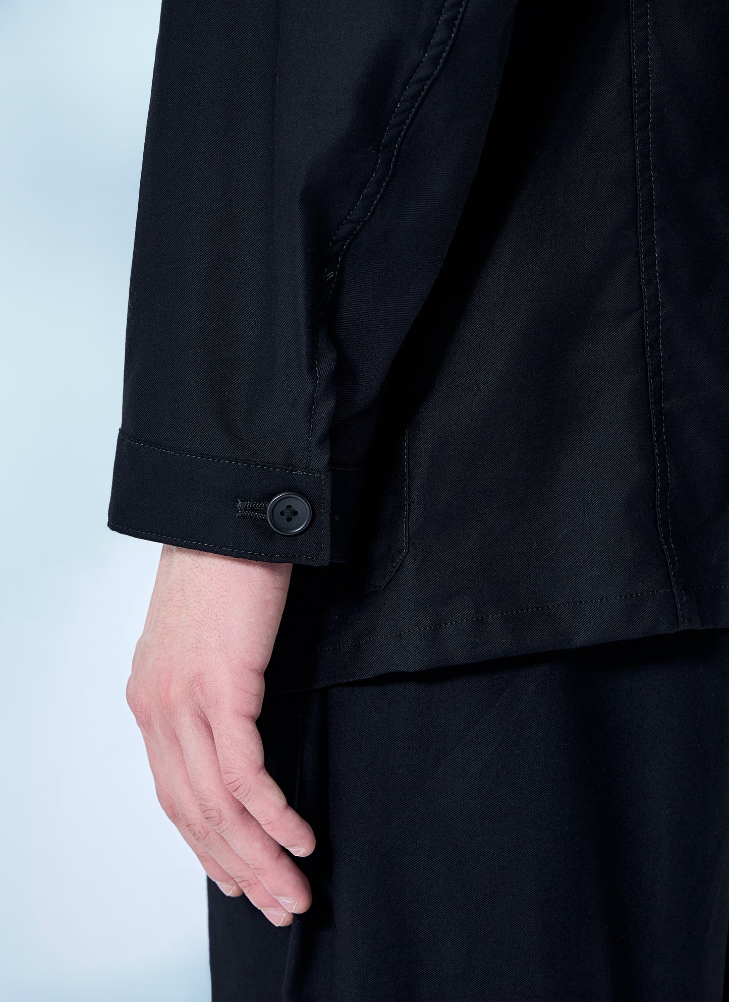 Yohji Yamamoto Men Button-Down Shirt Yohji Yamamoto