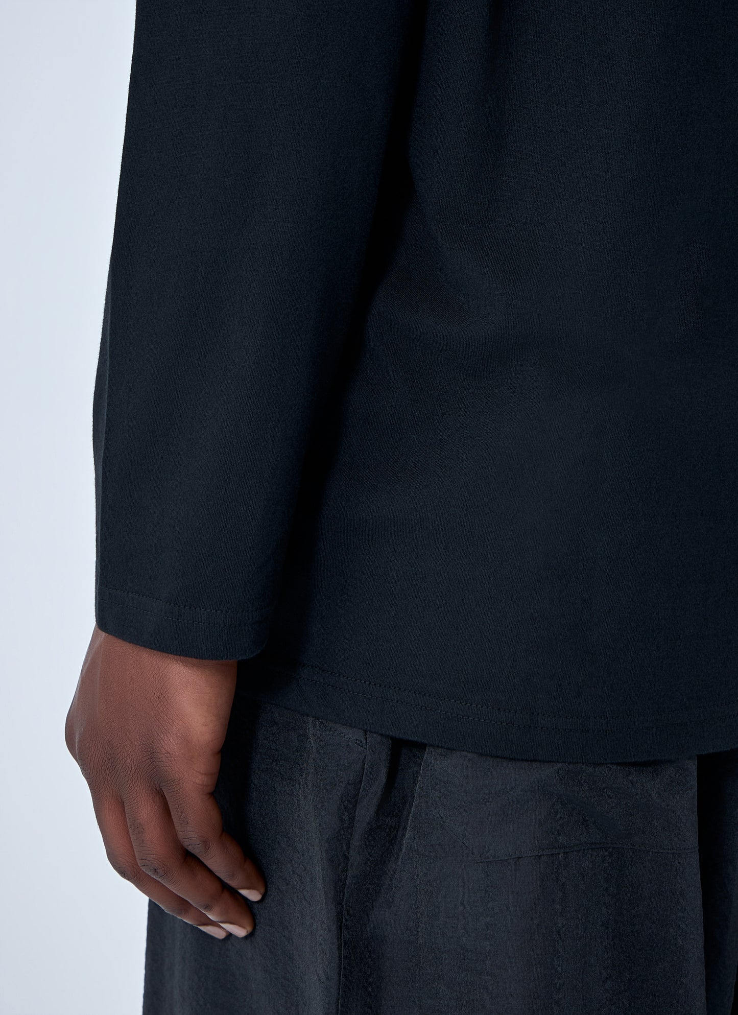 Yohji Yamamoto Men Gusset Long Sleeve T-Shirt YOHJI YAMAMOTO