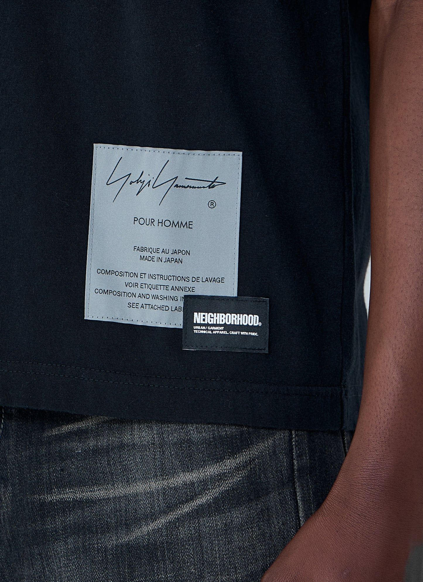 Yohji Yamamoto Men X Neighborhood Cotton T-Shirt YOHJI YAMAMOTO