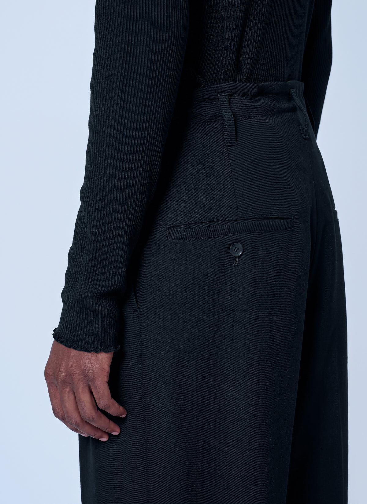 Yohji Yamamoto Men Hem Button Pants YOHJI YAMAMOTO
