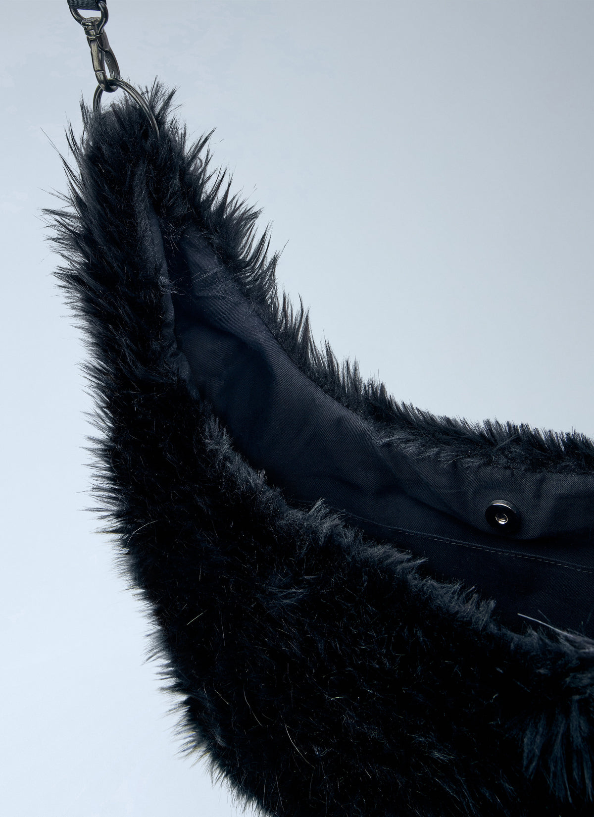 Yohji Yamamoto Women 3 Way Shoulder Strap Fur Bag YOHJI YAMAMOTO