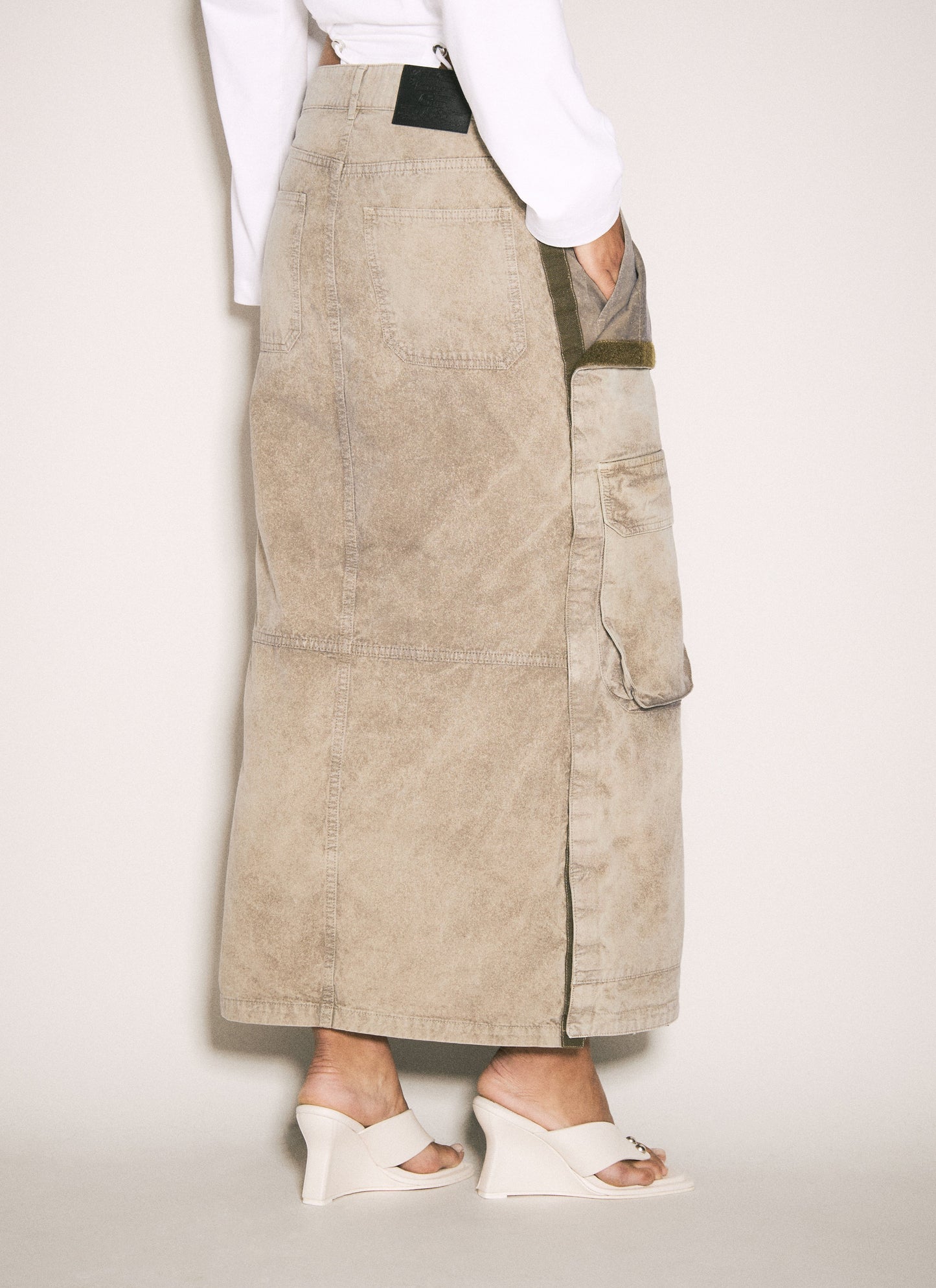 Y/Project Women Cargo Maxi Skirt Y PROJECT