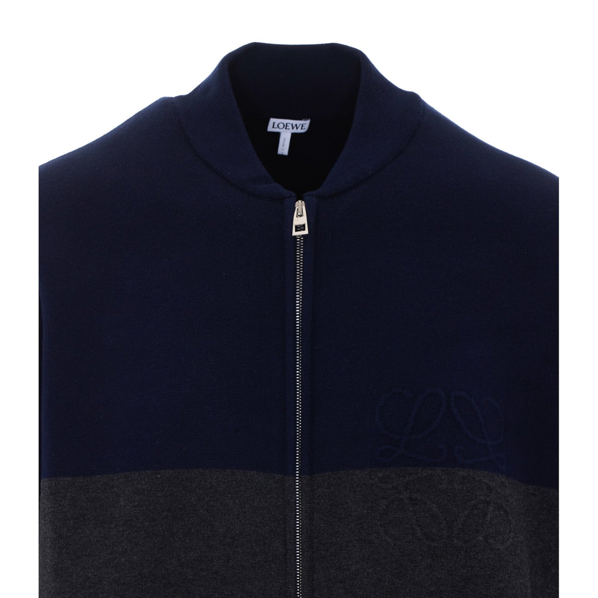Loewe Men Zip Up Anagram Cardigan LOEWE