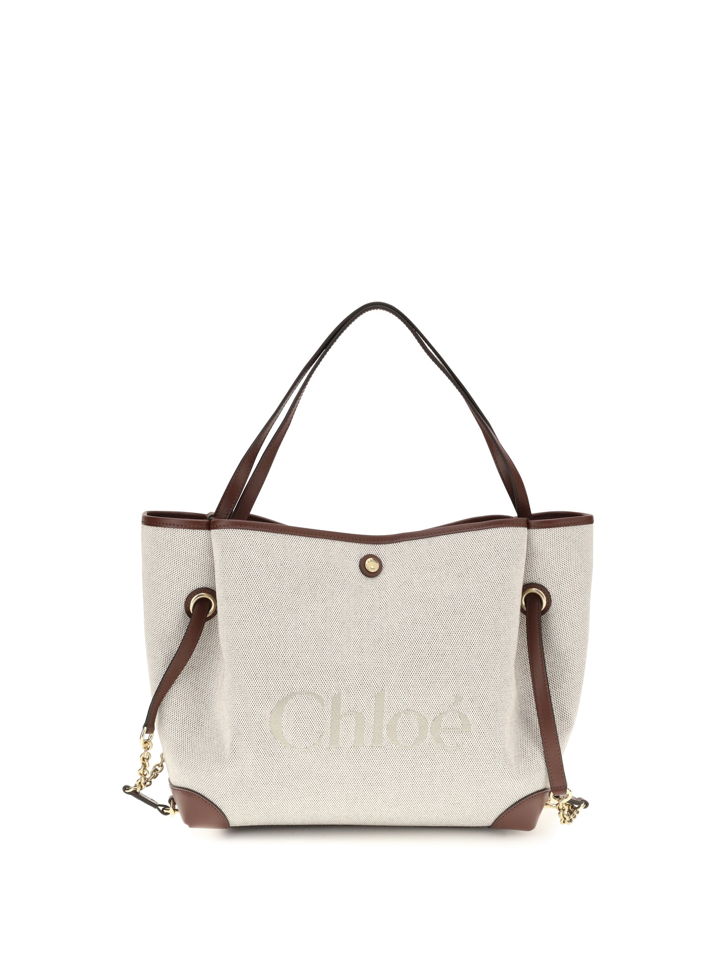Chloé Women Clover Tote Bag In Canvas CHLOE