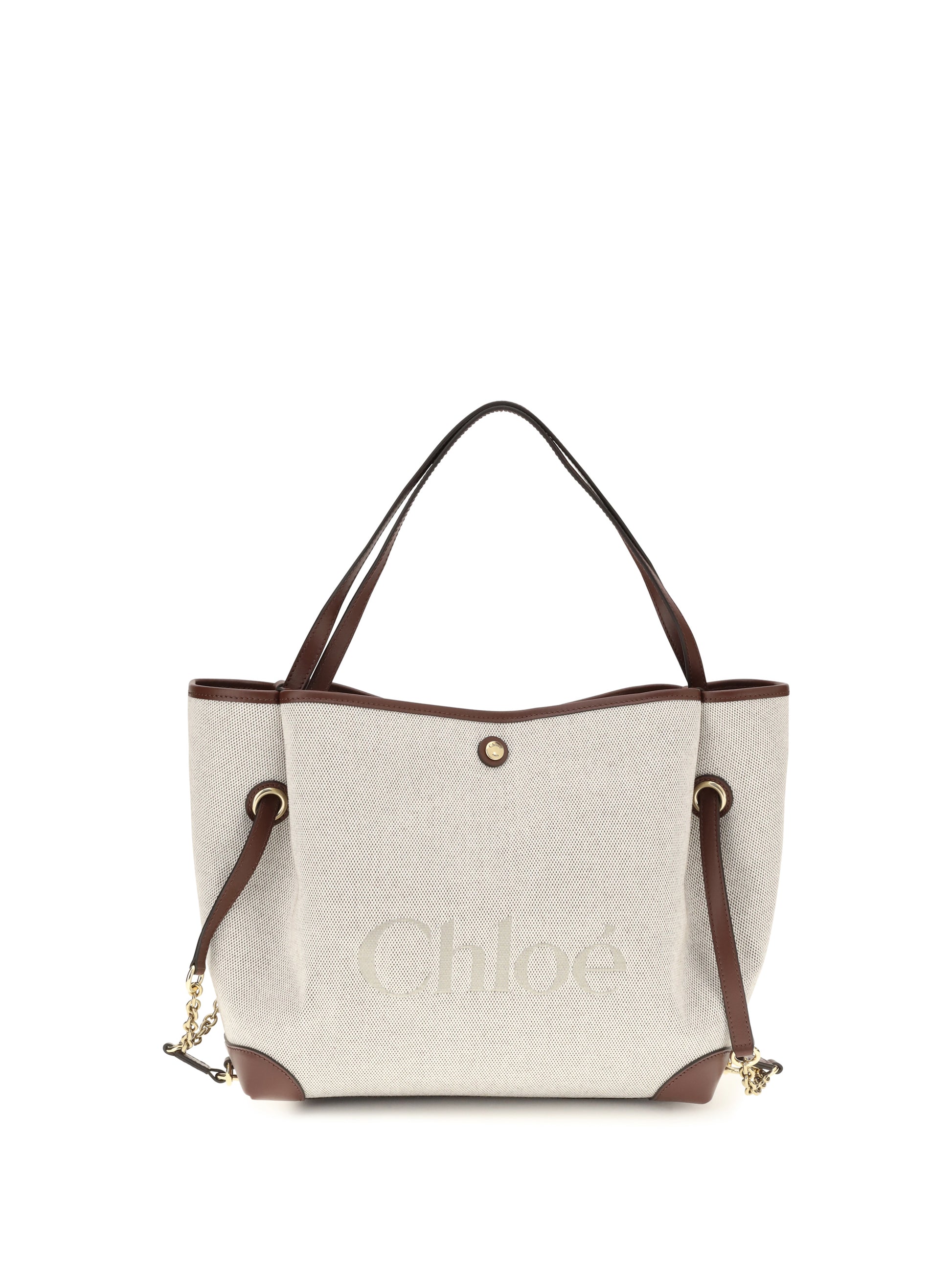 Chloé Women Clover Tote Bag In Canvas CHLOE