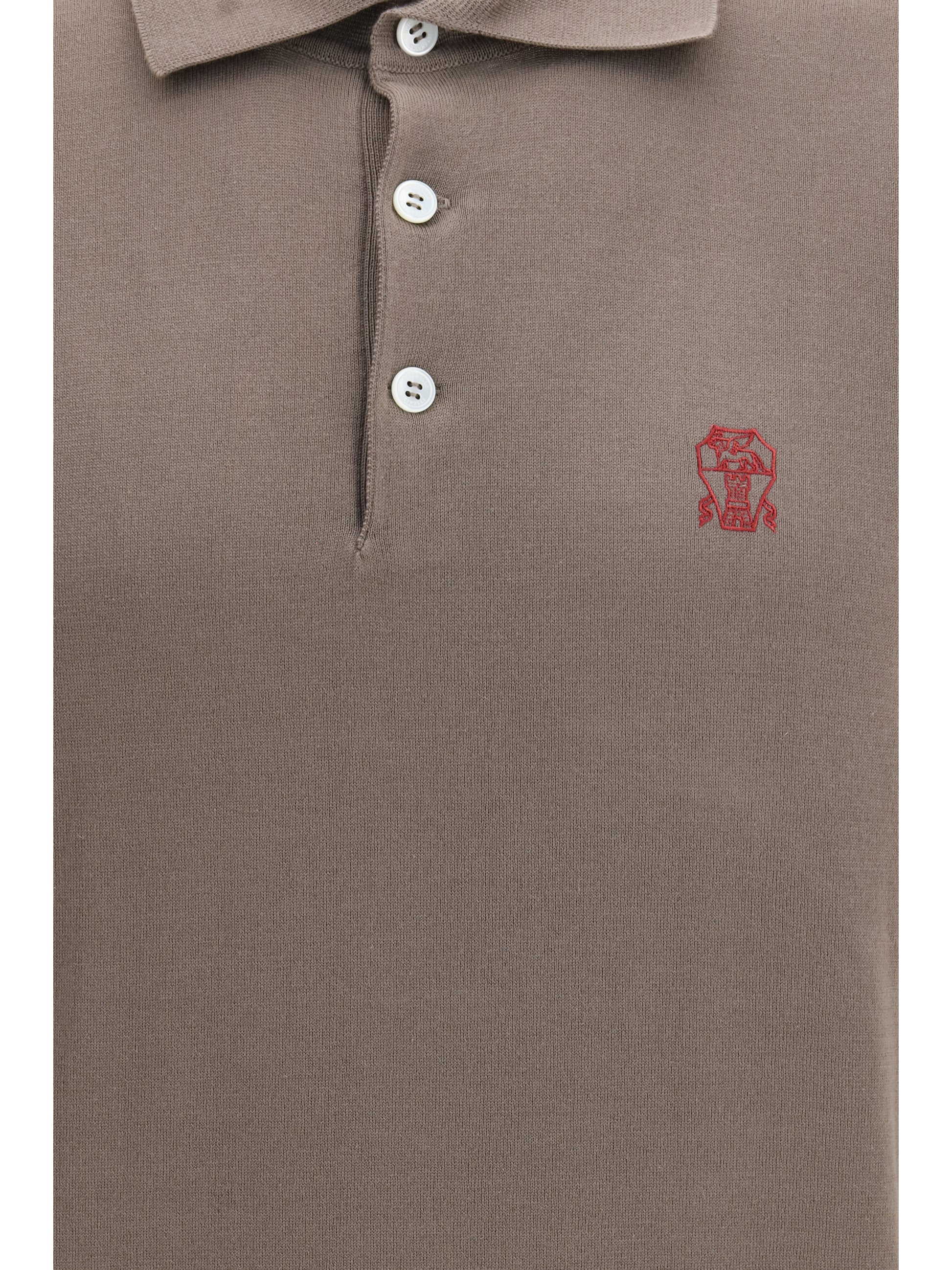 Brunello Cucinelli Men Short-Sleeved Polo BRUNELLO CUCINELLI