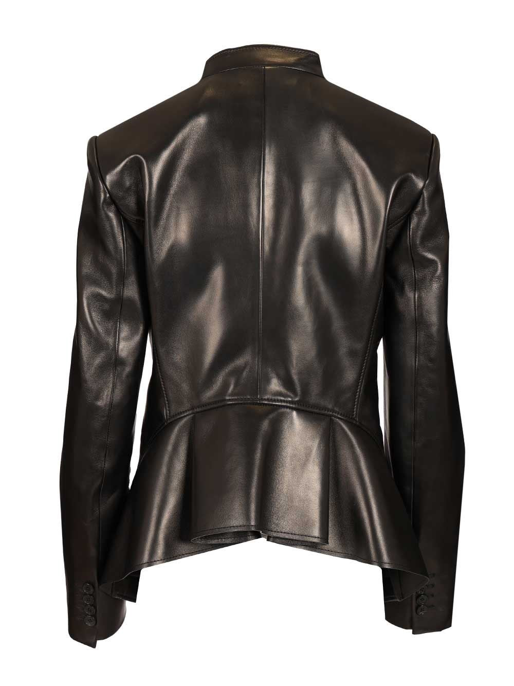 Mcqueen Women Tailored Leather Jacket ALEXANDER MCQUEEN