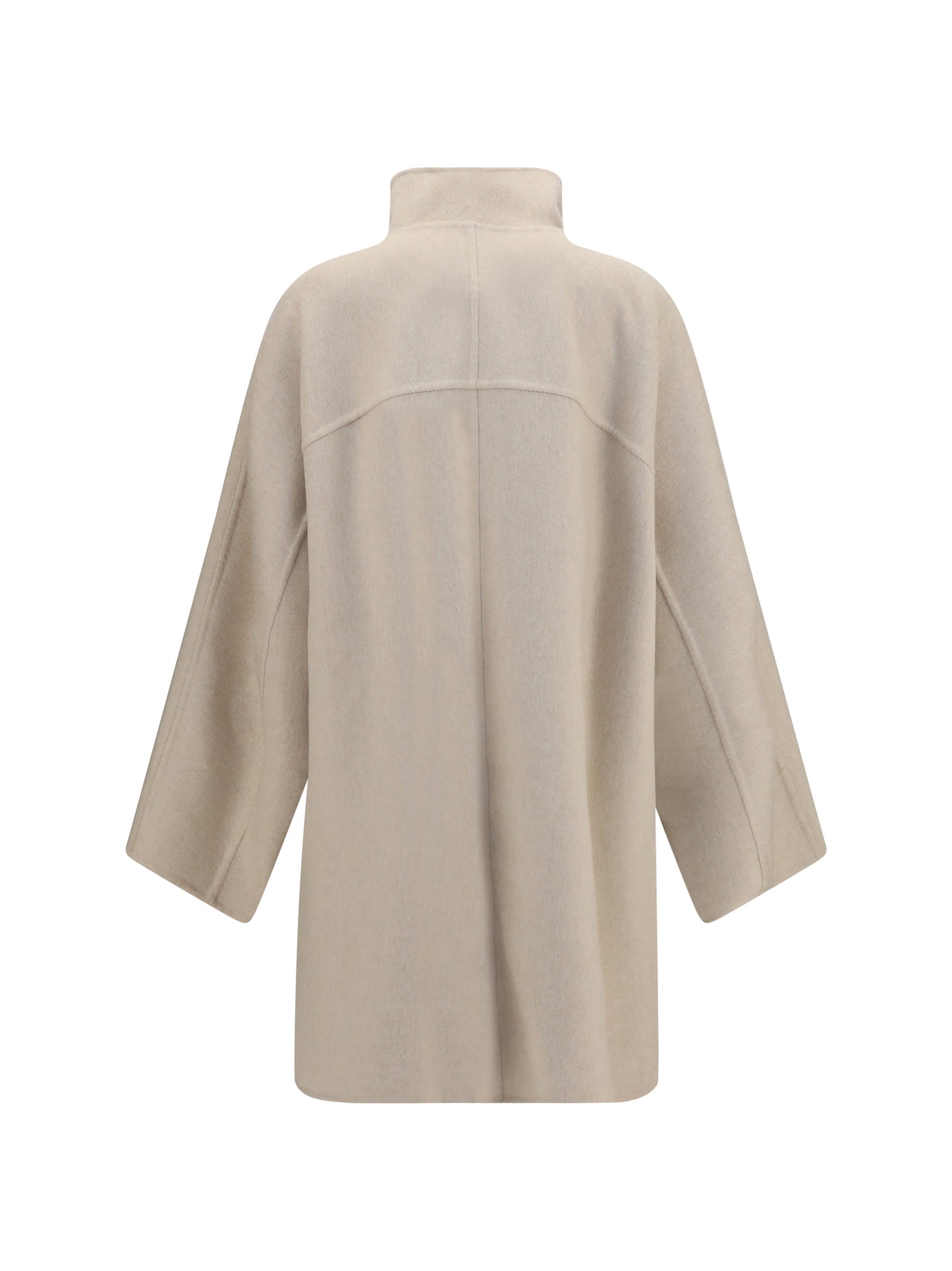 Alaïa Women Asymmetric Double Face Cashmere Coat ALAIA