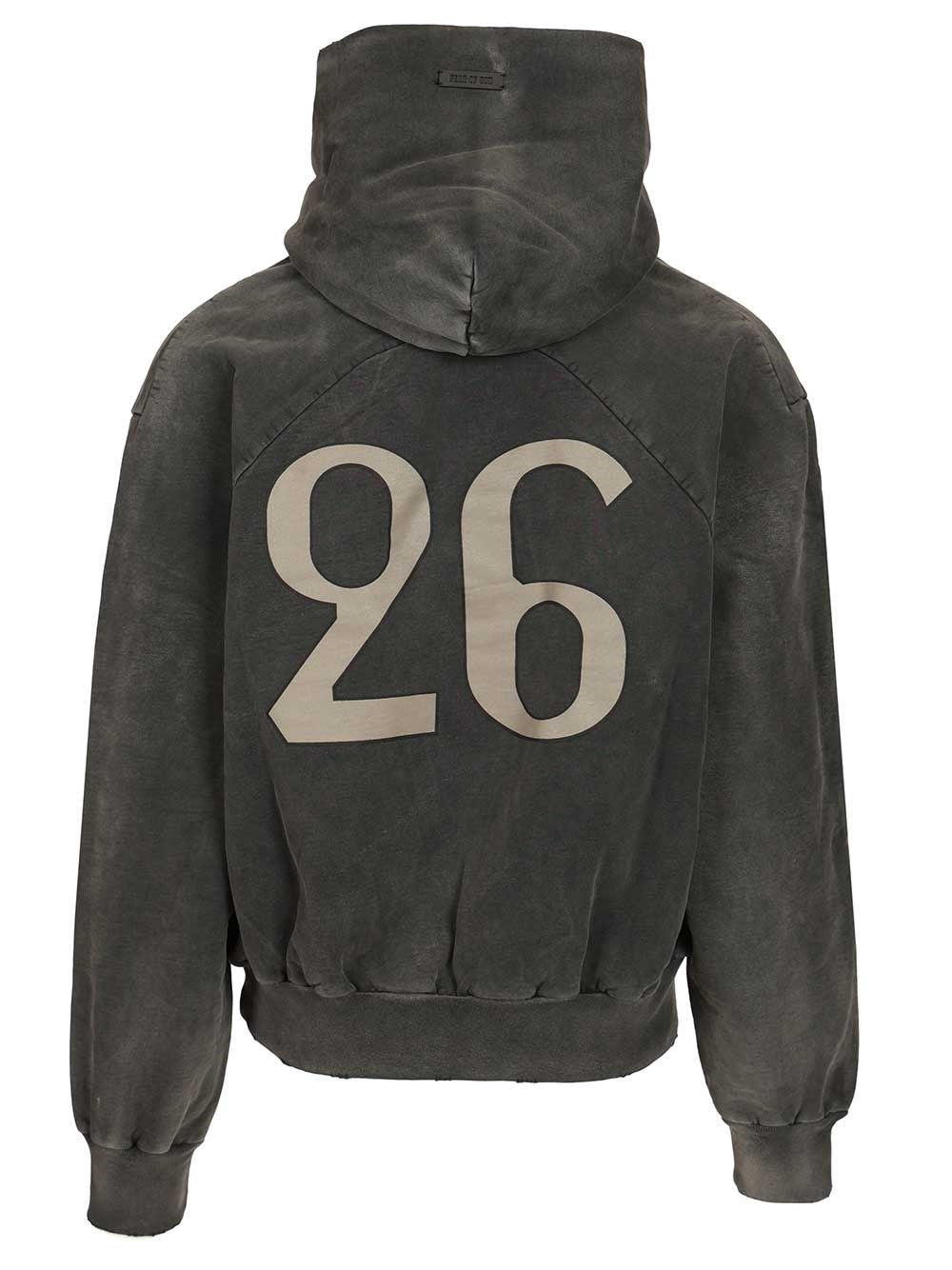 Fear Of God Men “26 Classic Half Raglan” Hoodie FEAR OF GOD