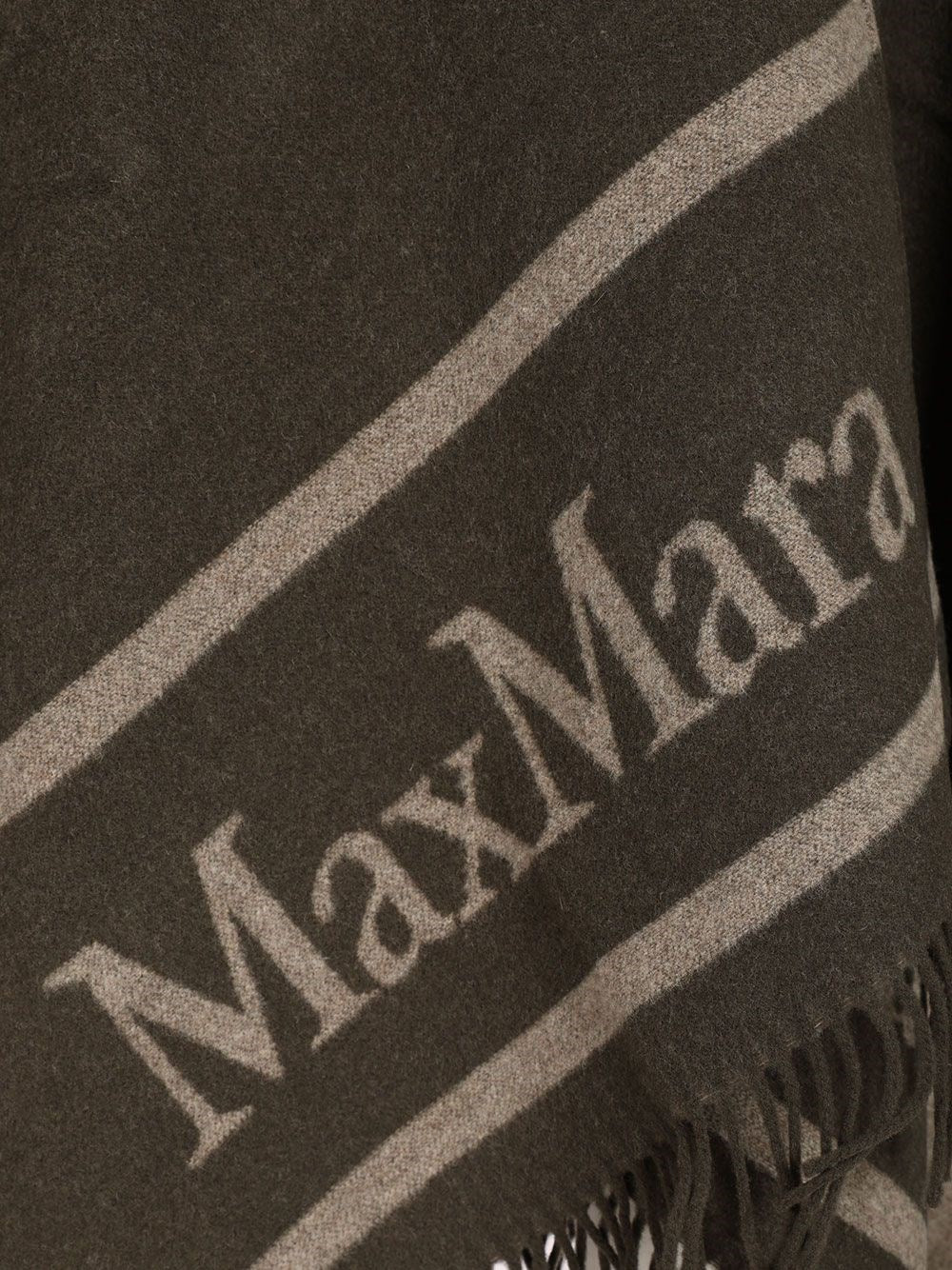 Max Mara Women Jacquard Wool Poncho MAX MARA