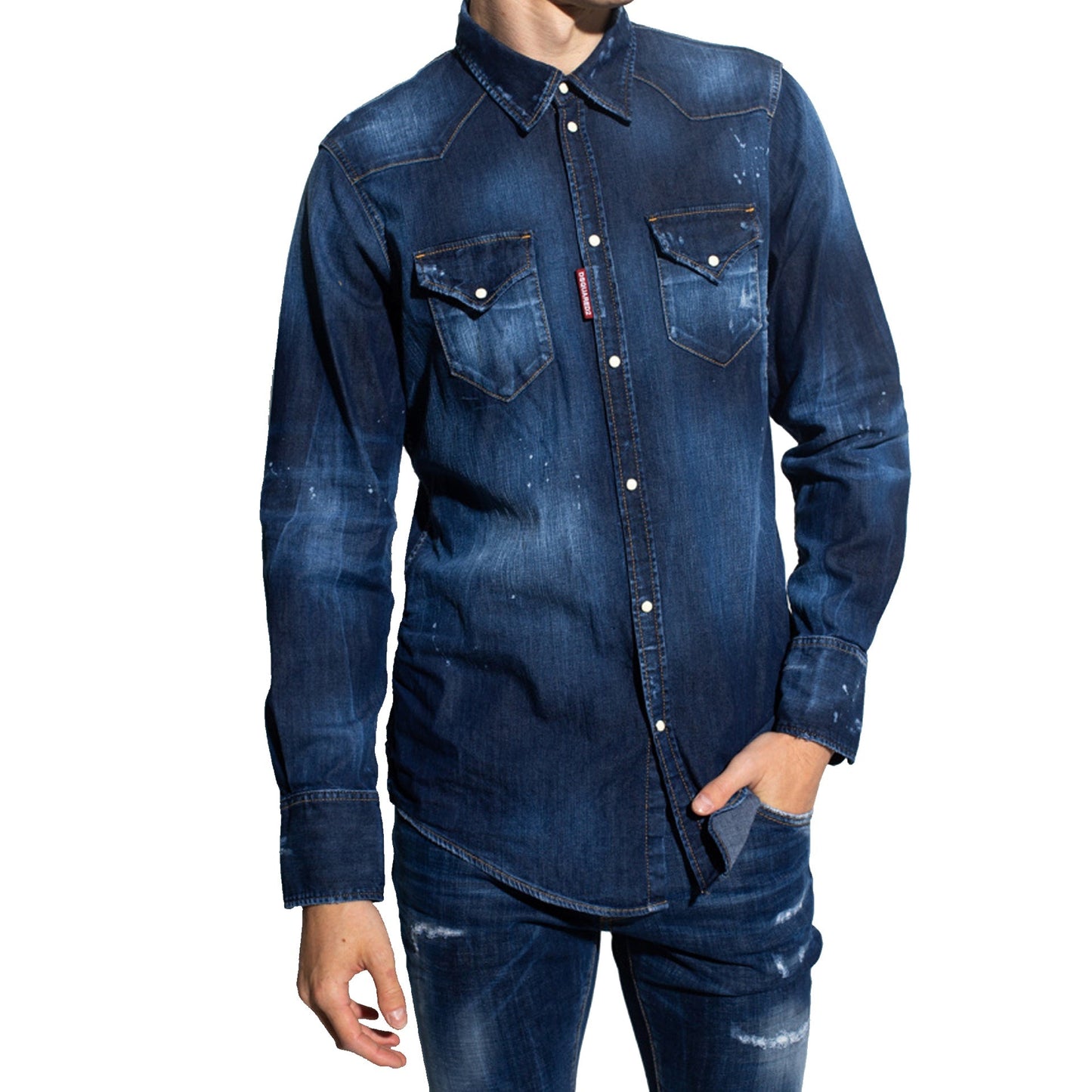 Dsquared2 Denim Shirt Men