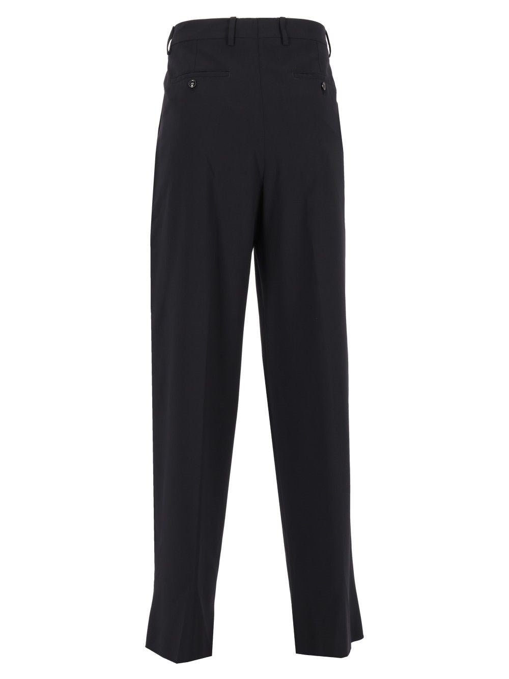 Giorgio Armani Men Oversized Trousers In Virgin Wool Crepe GIORGIO ARMANI