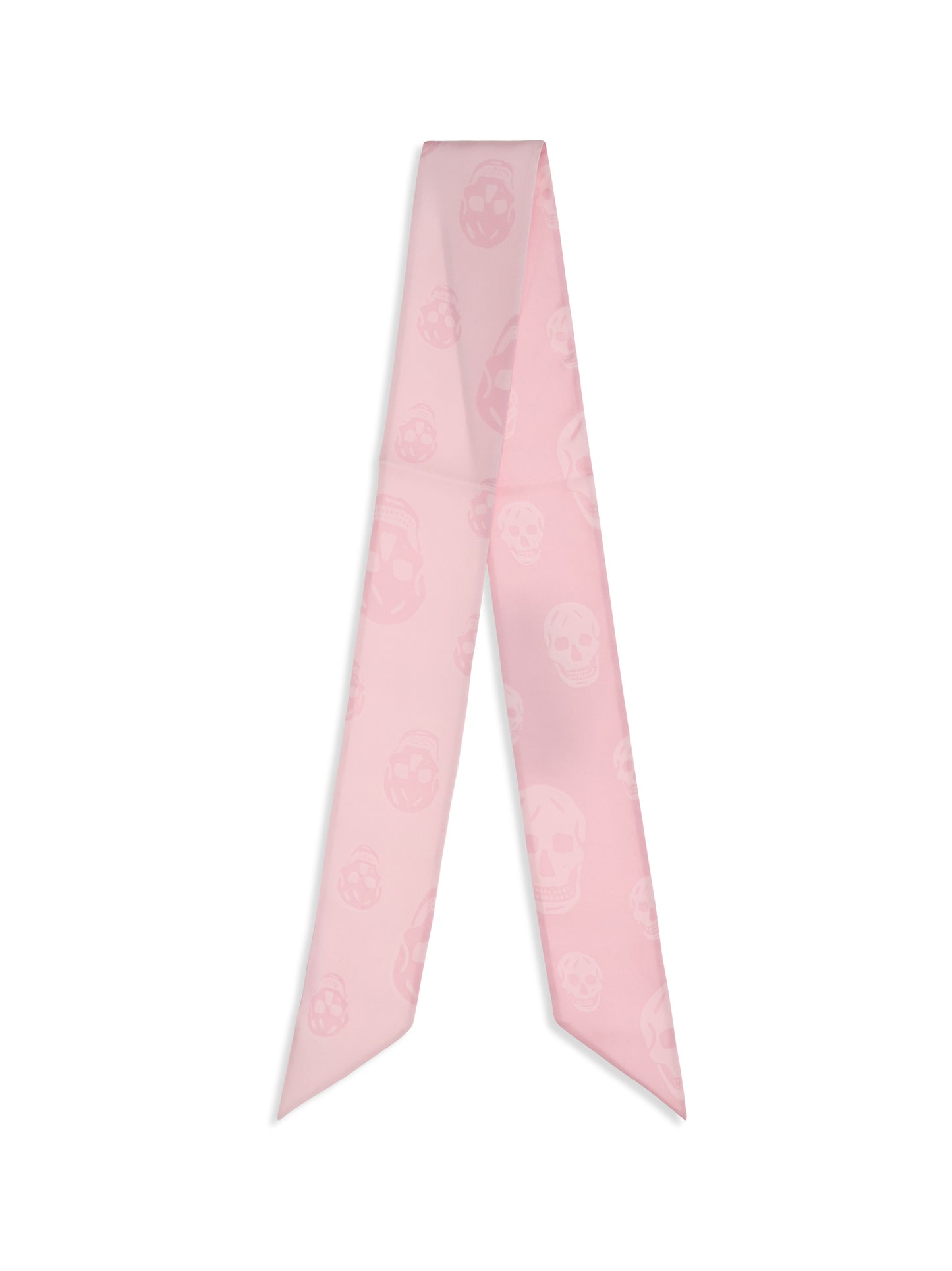 Alexander Mcqueen Women Skull Ribbon Scarf ALEXANDER MCQUEEN