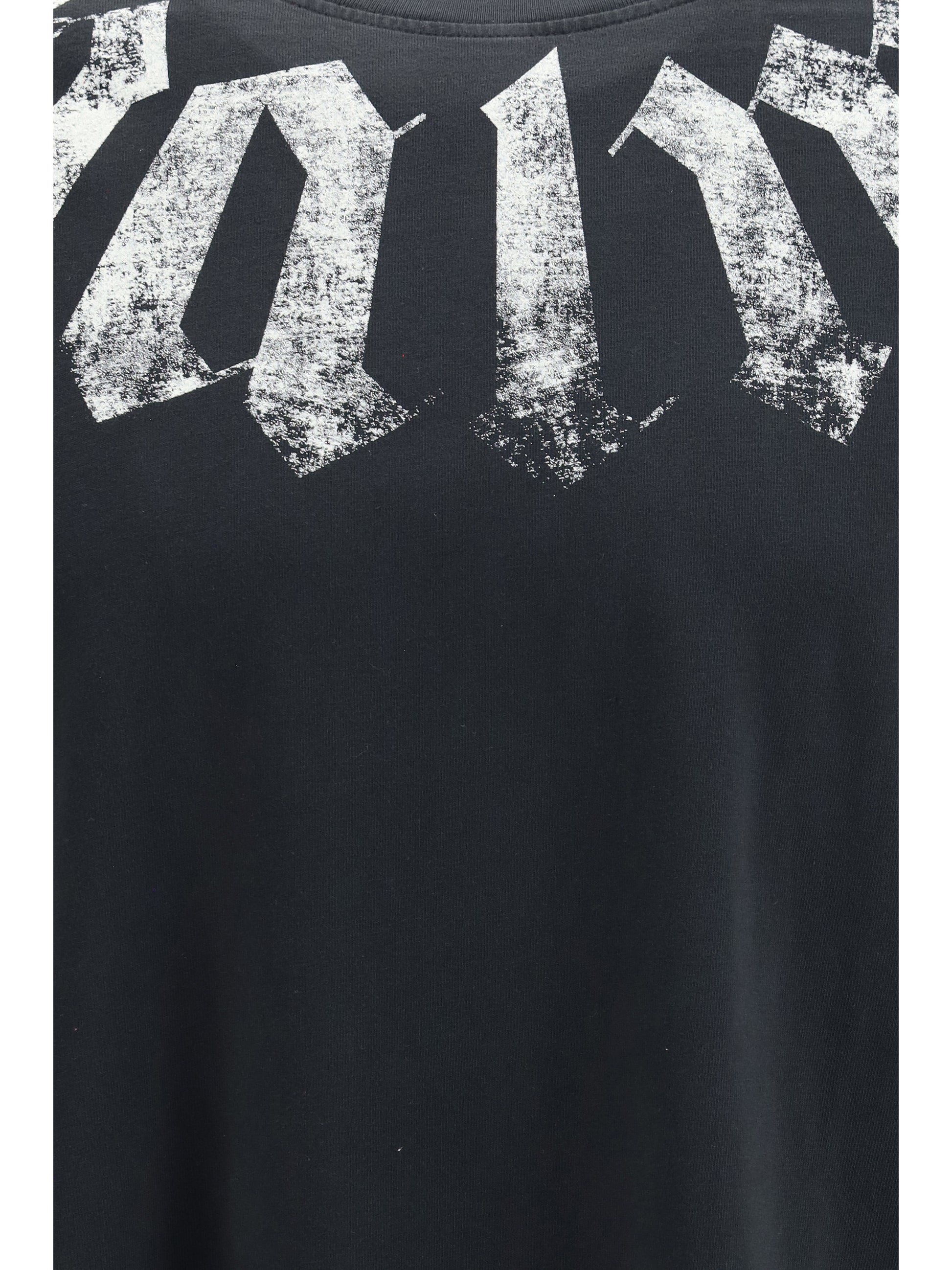 Palm Angels Men Big Neck Logo T-Shirt PALM ANGELS