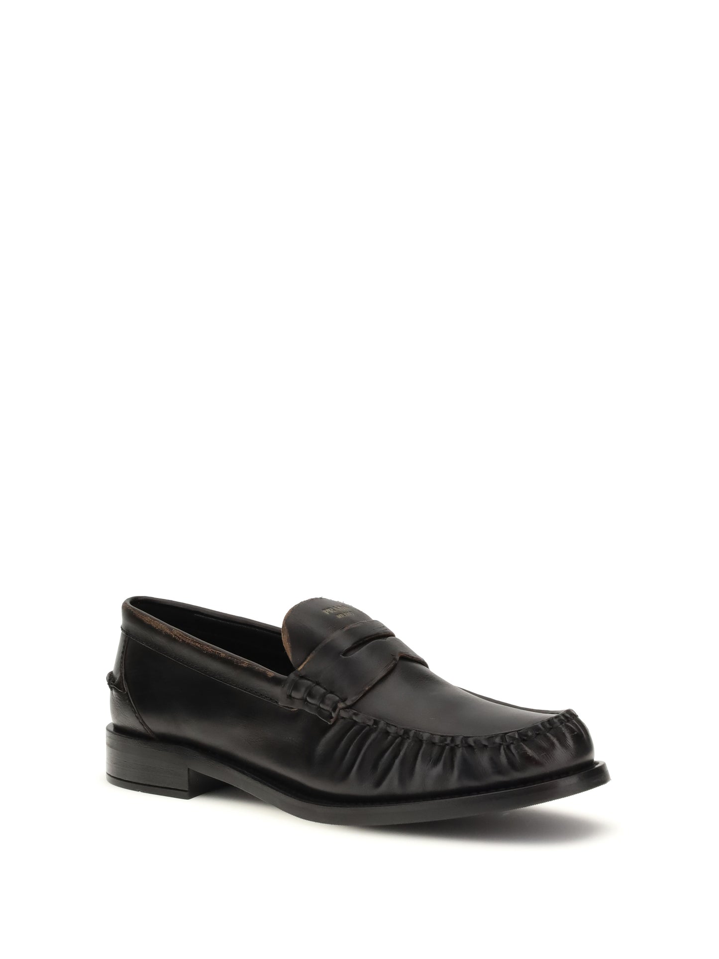 Prada Women Leather Loafers PRADA