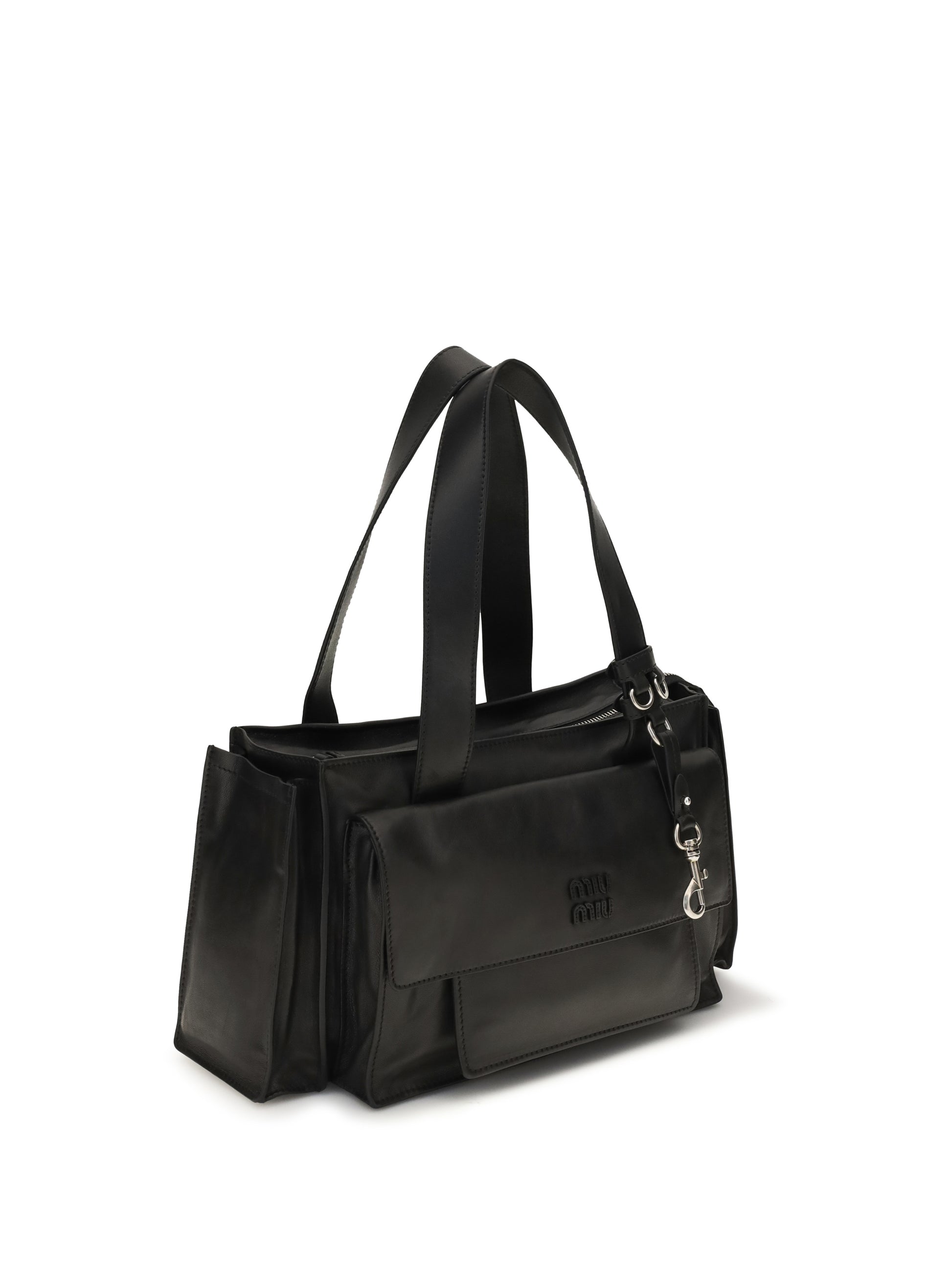 Miu Miu Women Utilitaire Leather Shoulder Bag MIU MIU