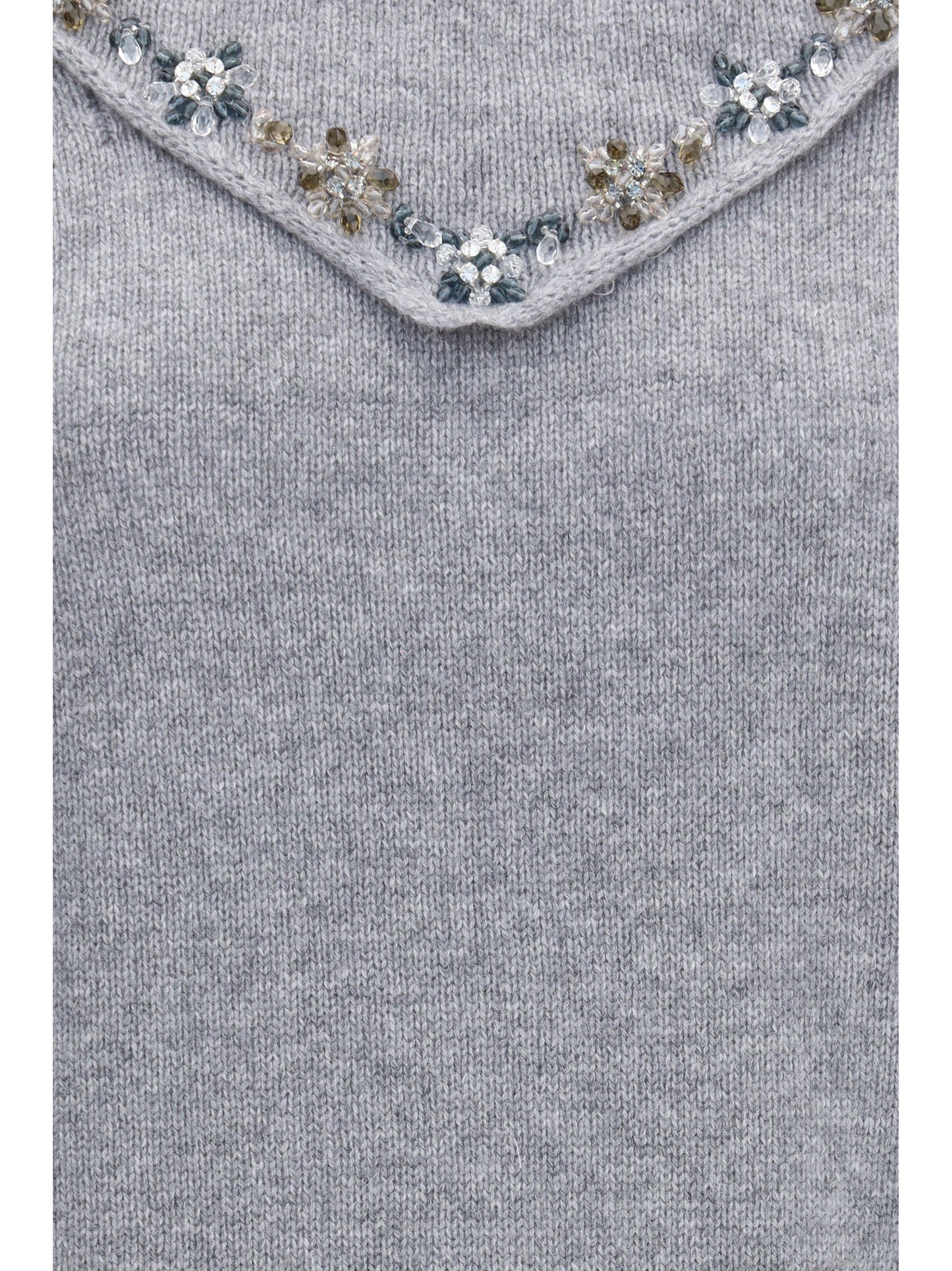 Prada Women Sweater With Integrated Scarf PRADA