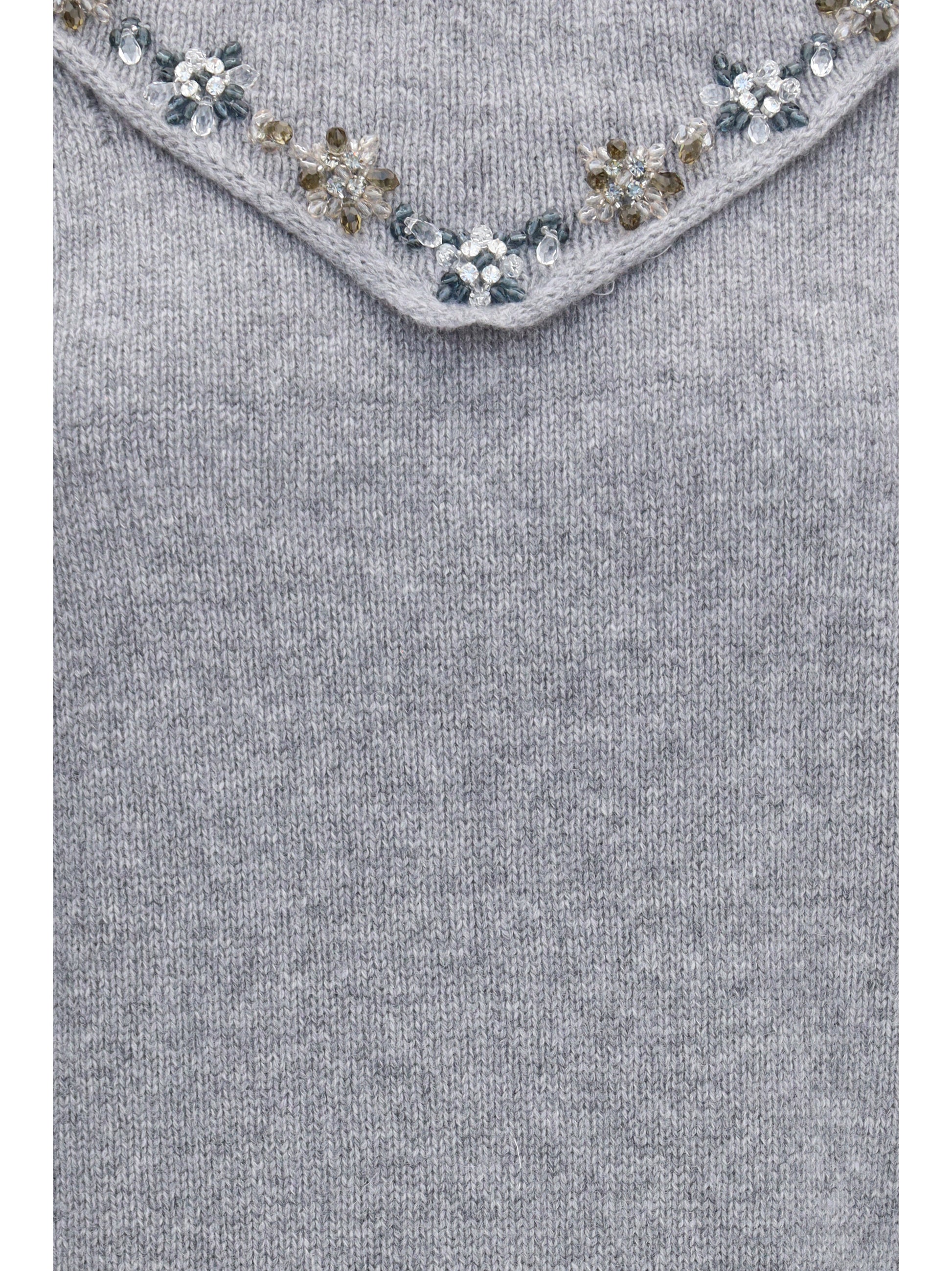 Prada Women Sweater With Integrated Scarf PRADA