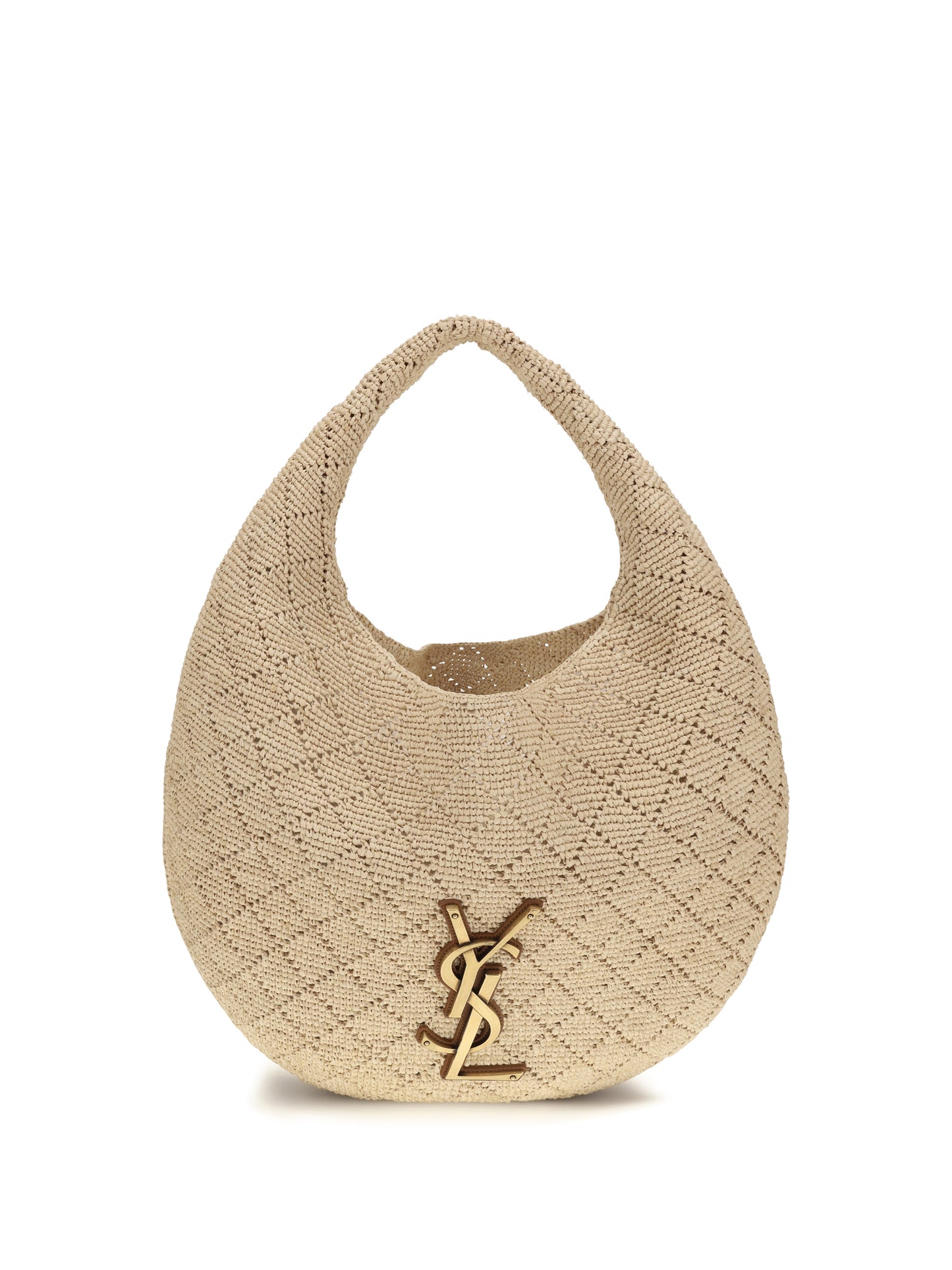 Saint Laurent Women Icare Hobo Bag In Raffia SAINT LAURENT