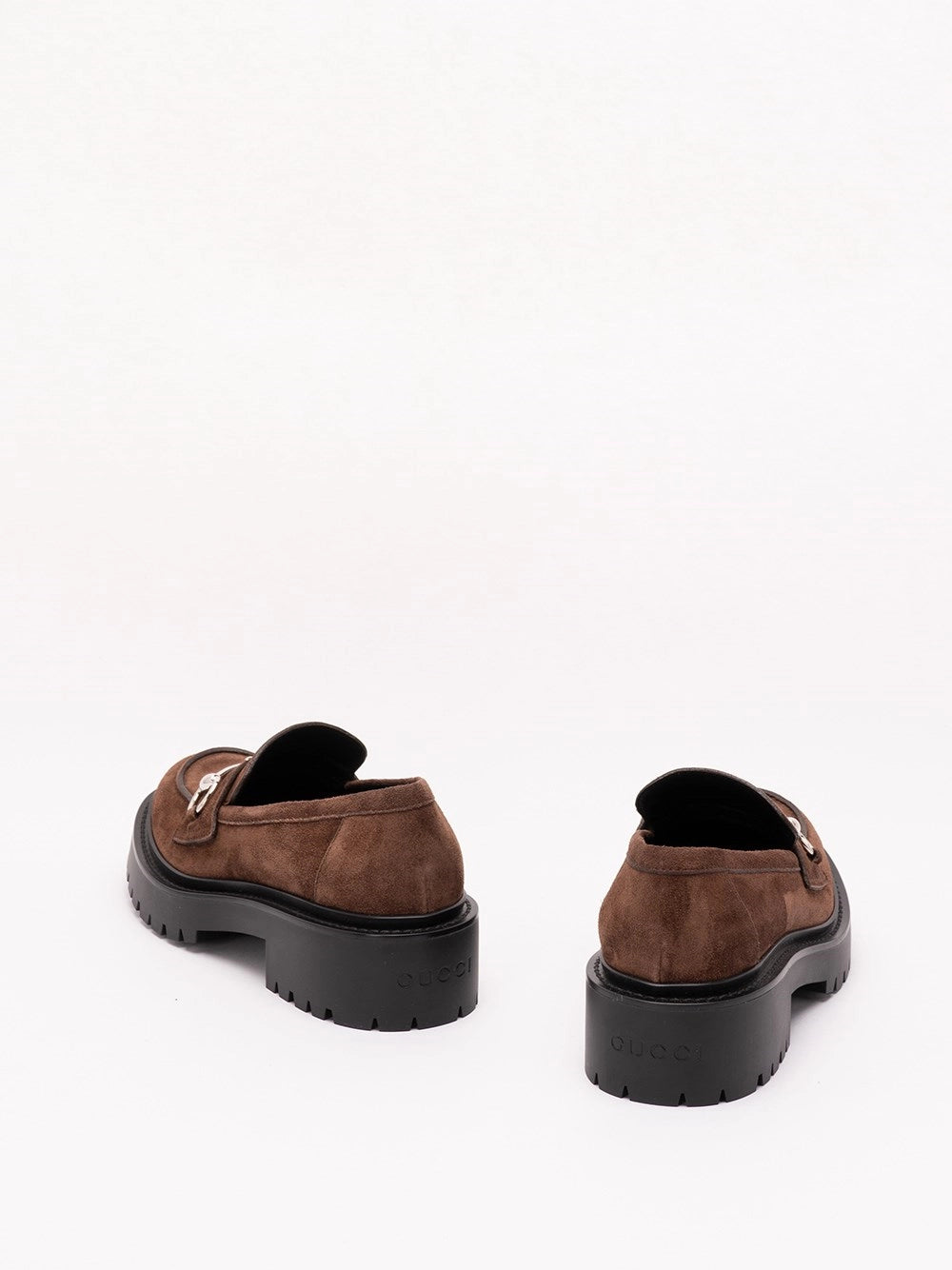 Gucci Women Loafers With Horsebit And Lug Sole GUCCI