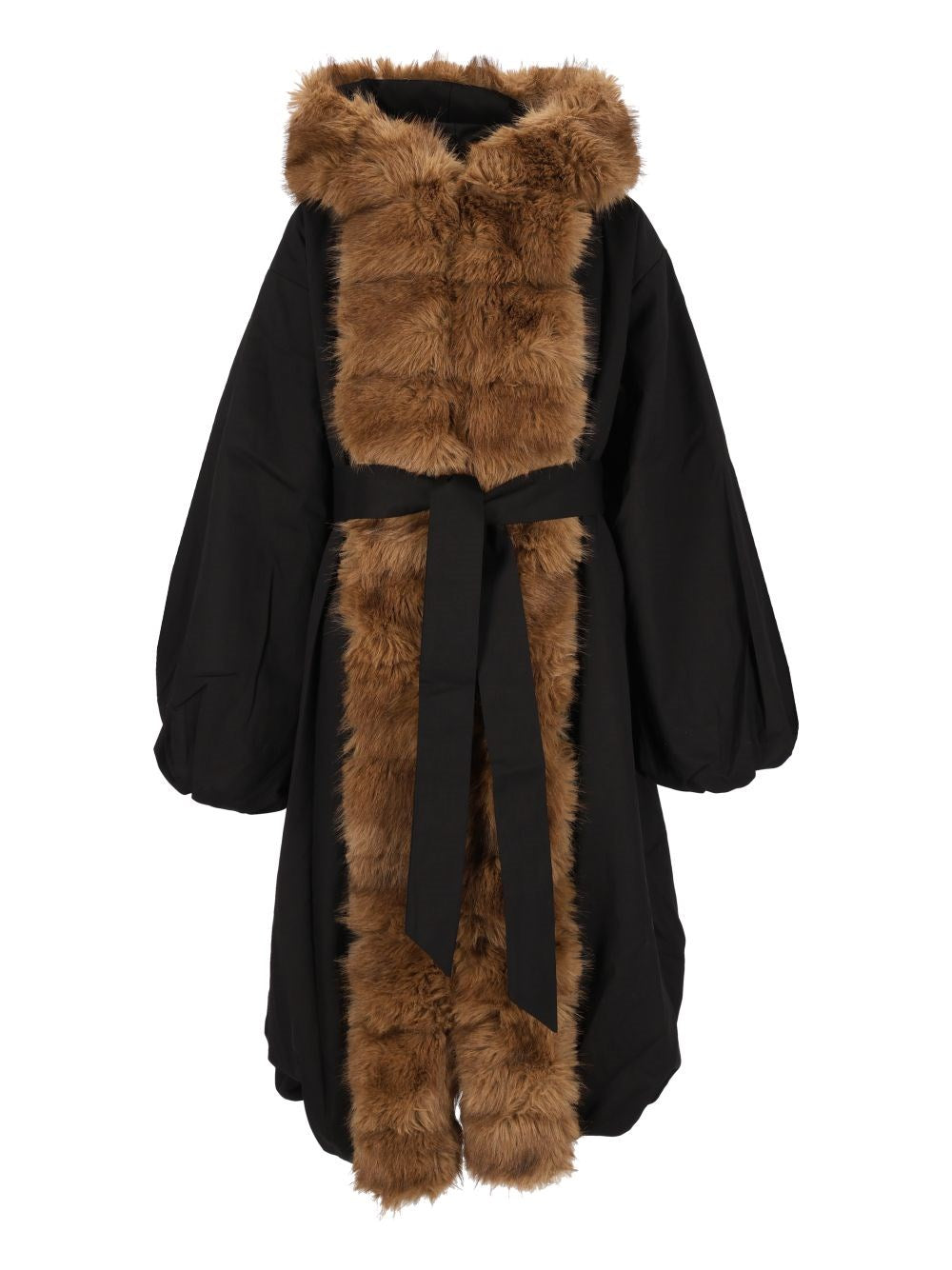 Rotate Women Faux Fur Collar Coat ROTATE