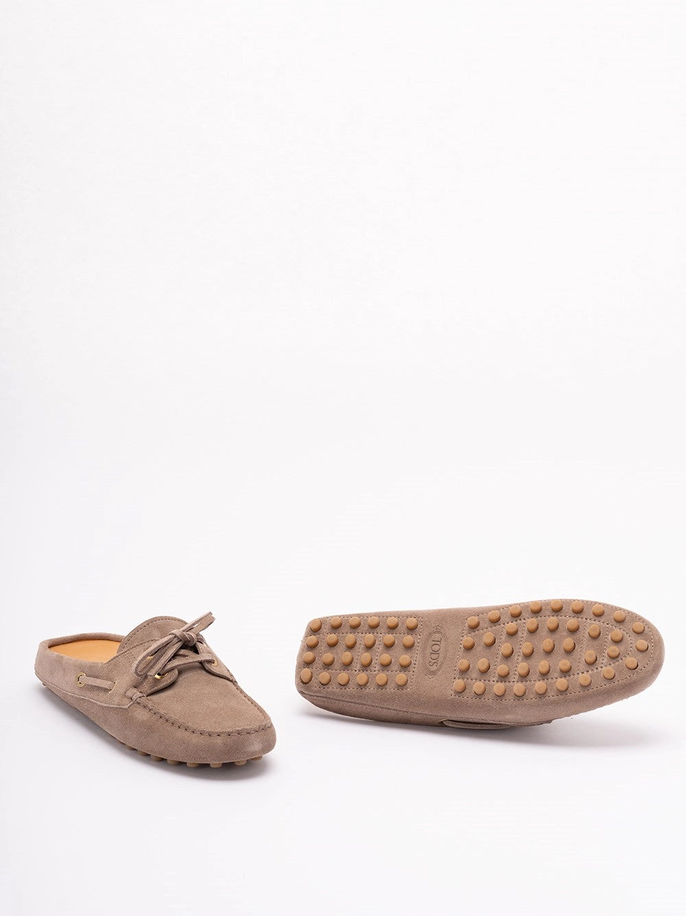 Tod's Women `Glove Gommino` Loafers In Suede TOD'S