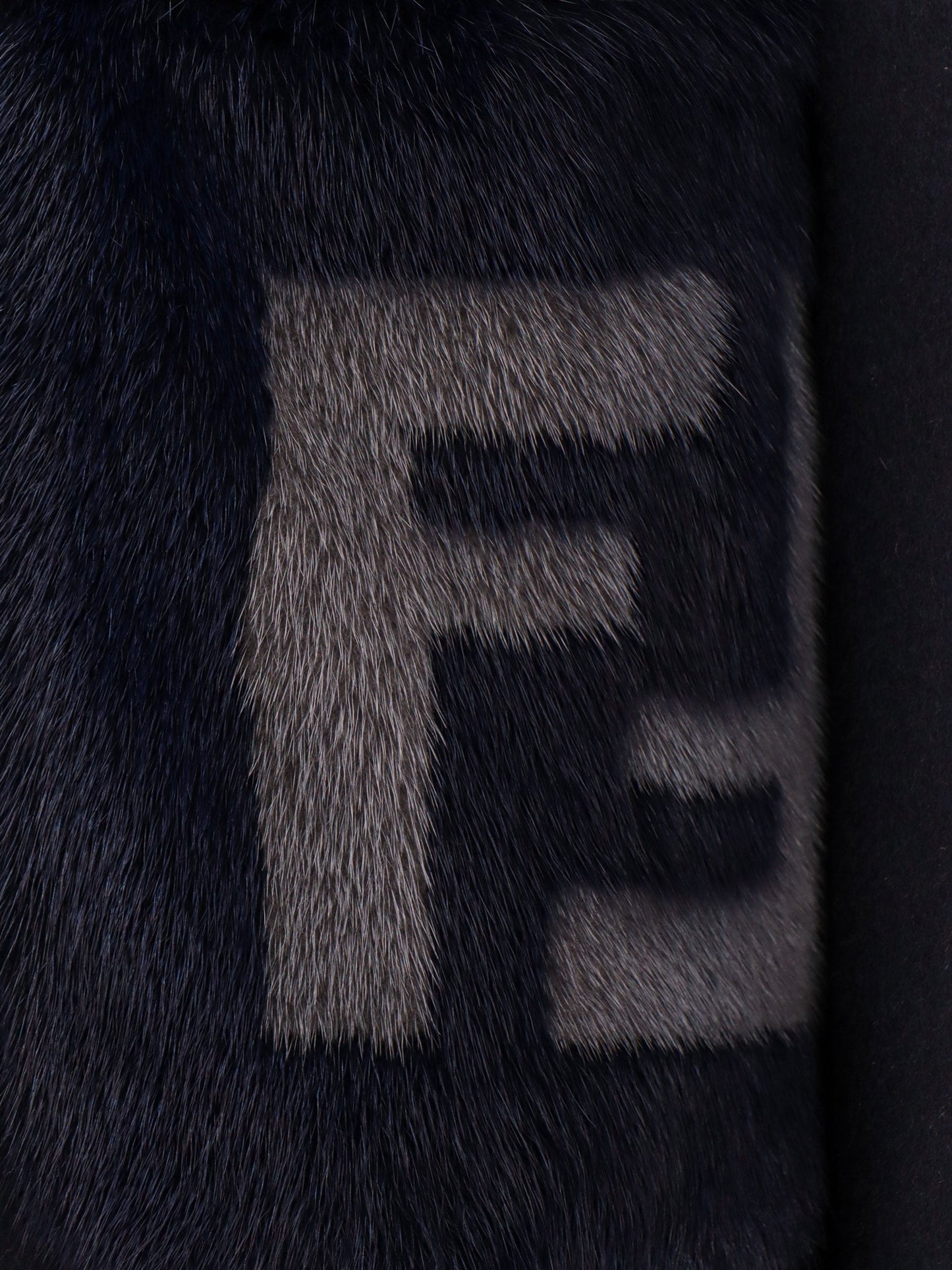 Fendi Men Monogram-Print Belted Virgin-Wool Coat