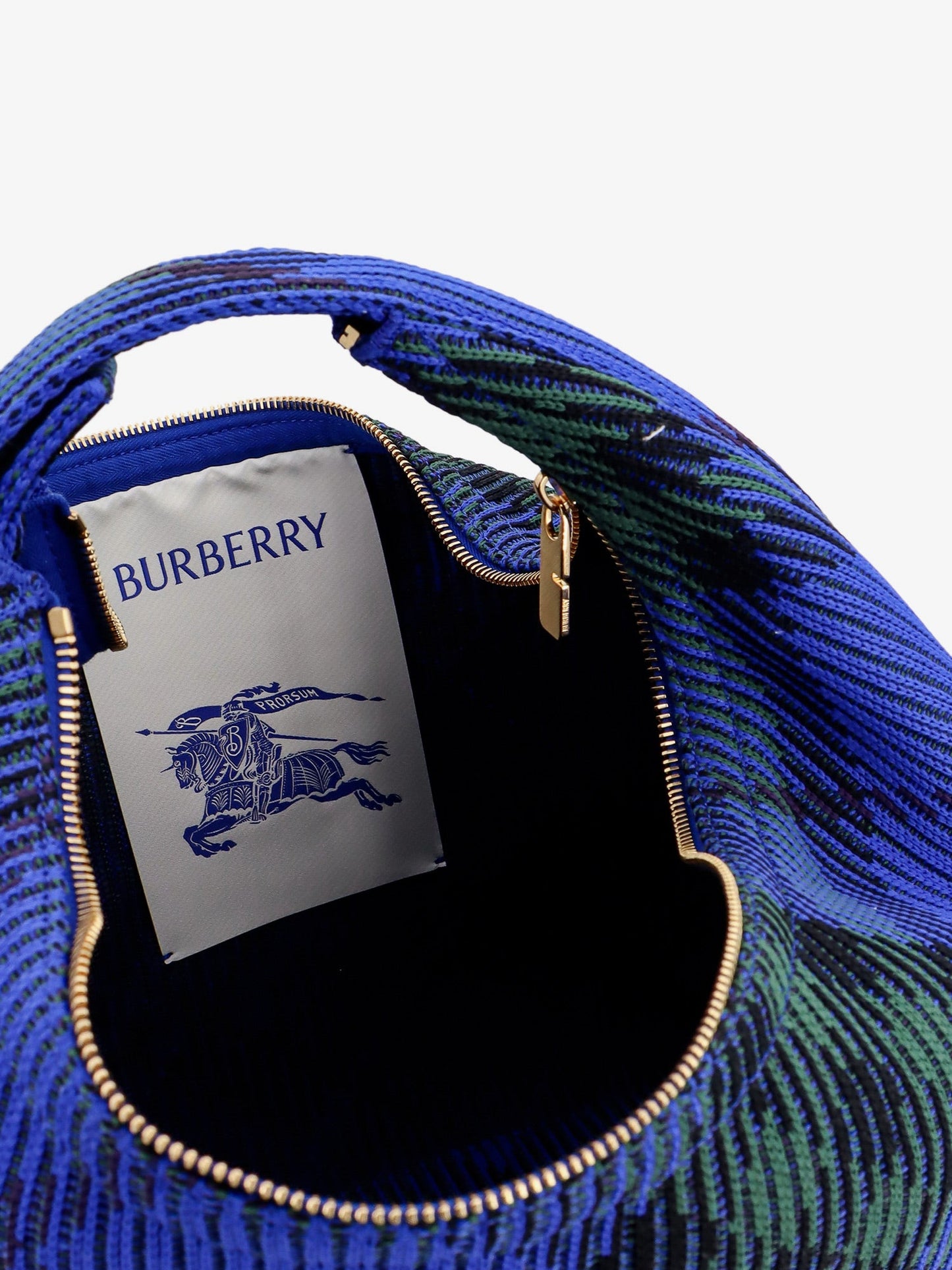 Burberry Woman Peg Media Woman Blue Handbags