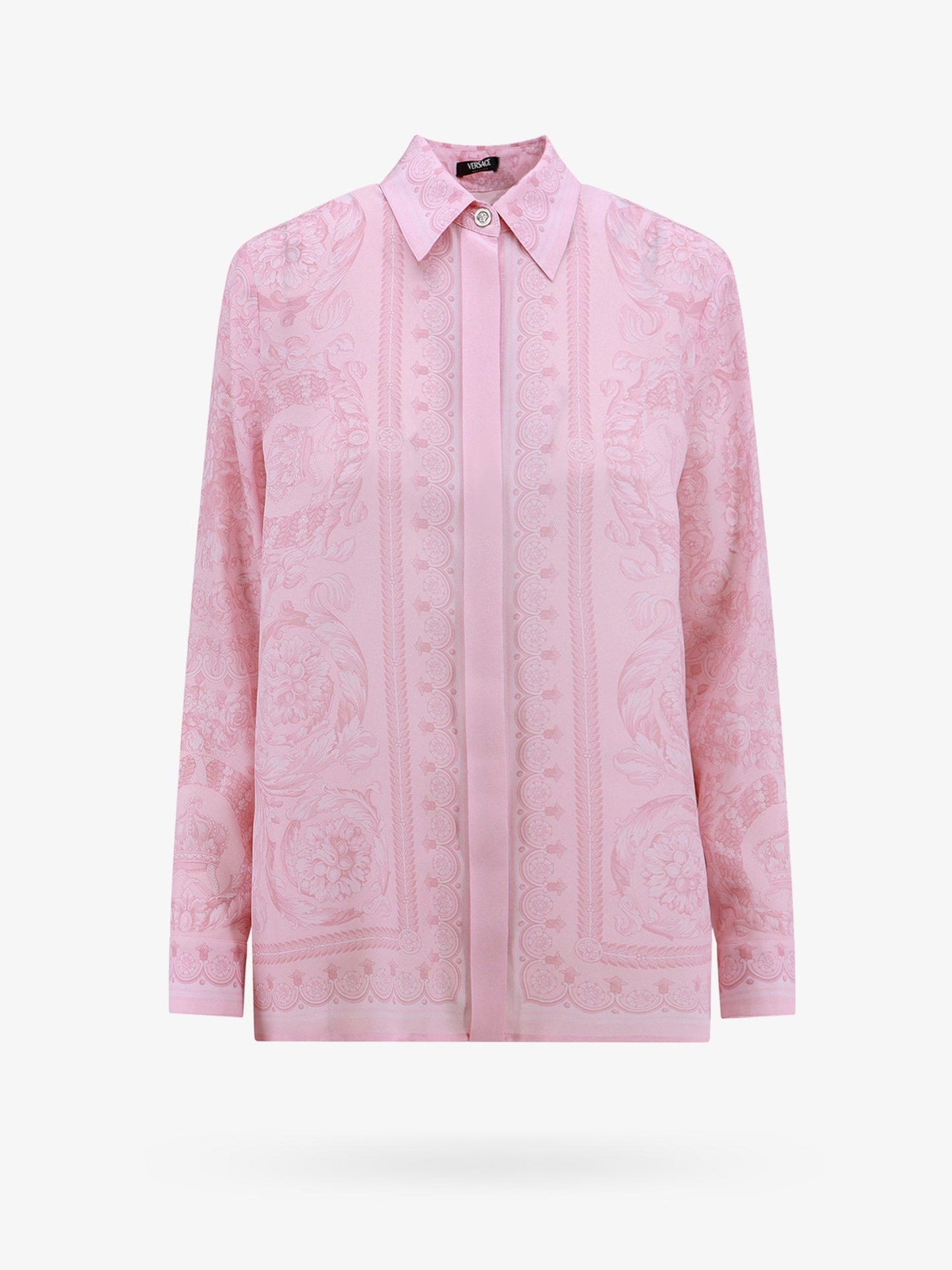 Versace Woman Shirt Woman Pink Shirts