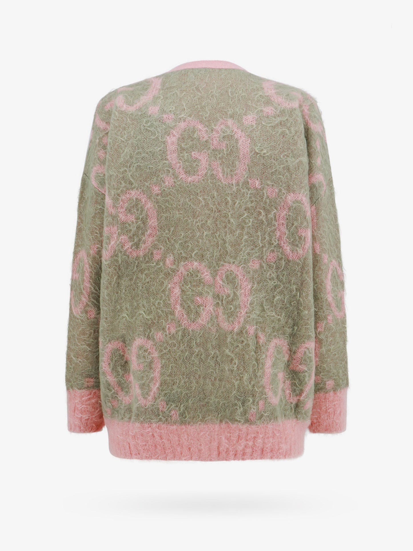 Gucci Woman Cardigan Woman Pink Knitwear